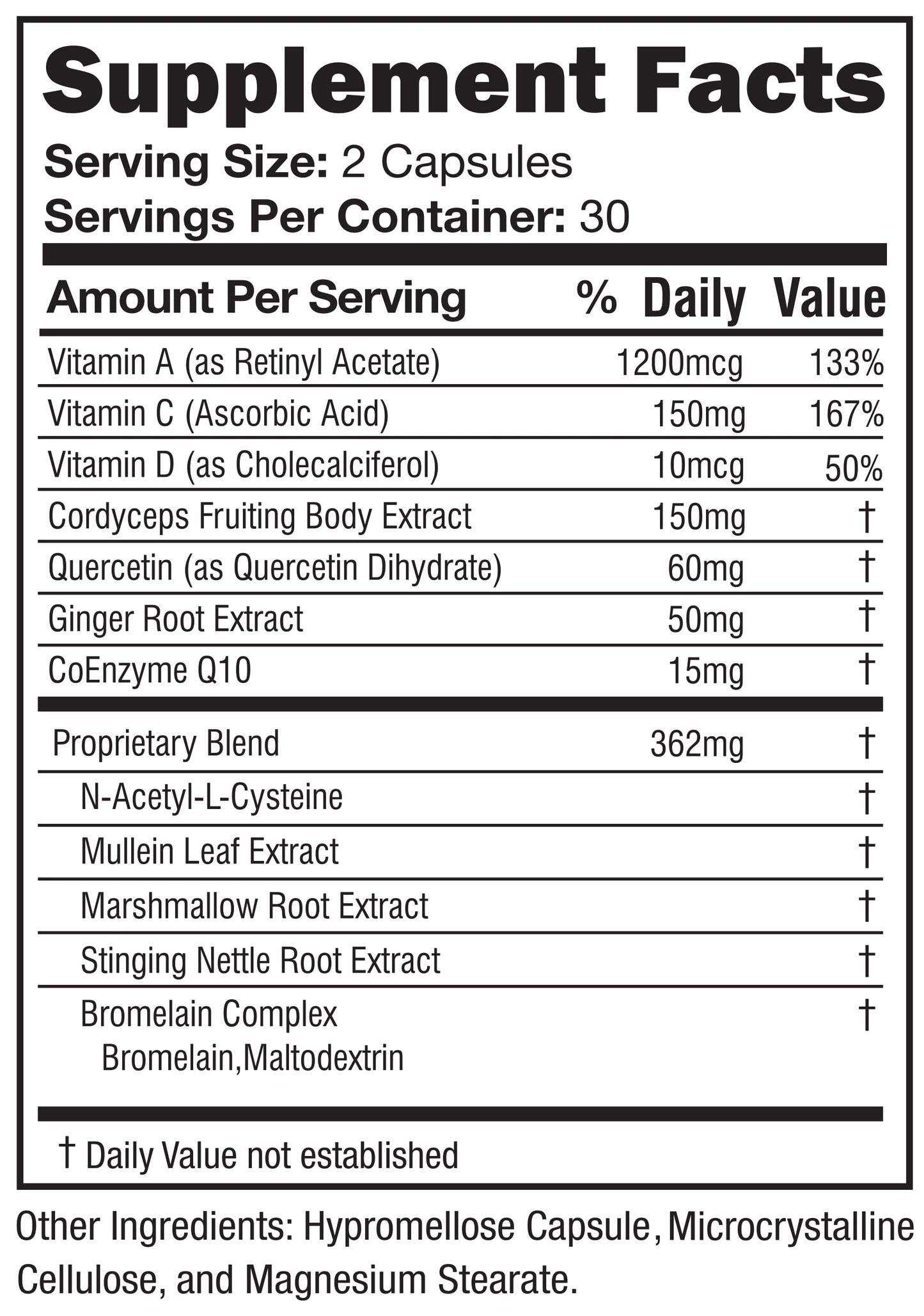 Omnite Omnibreathe NAC 600mg Capsule, 60 Count