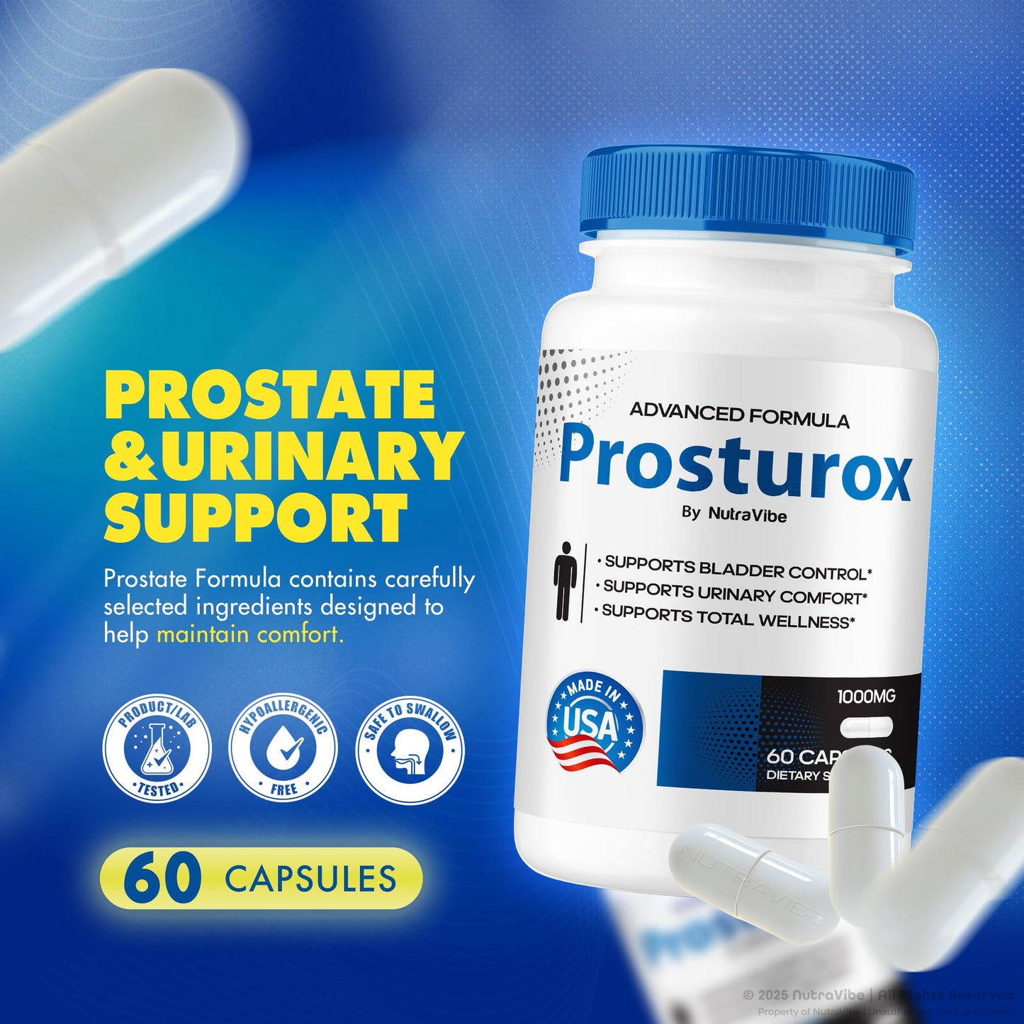NutraVibe Prosturox Capsule 60 Count