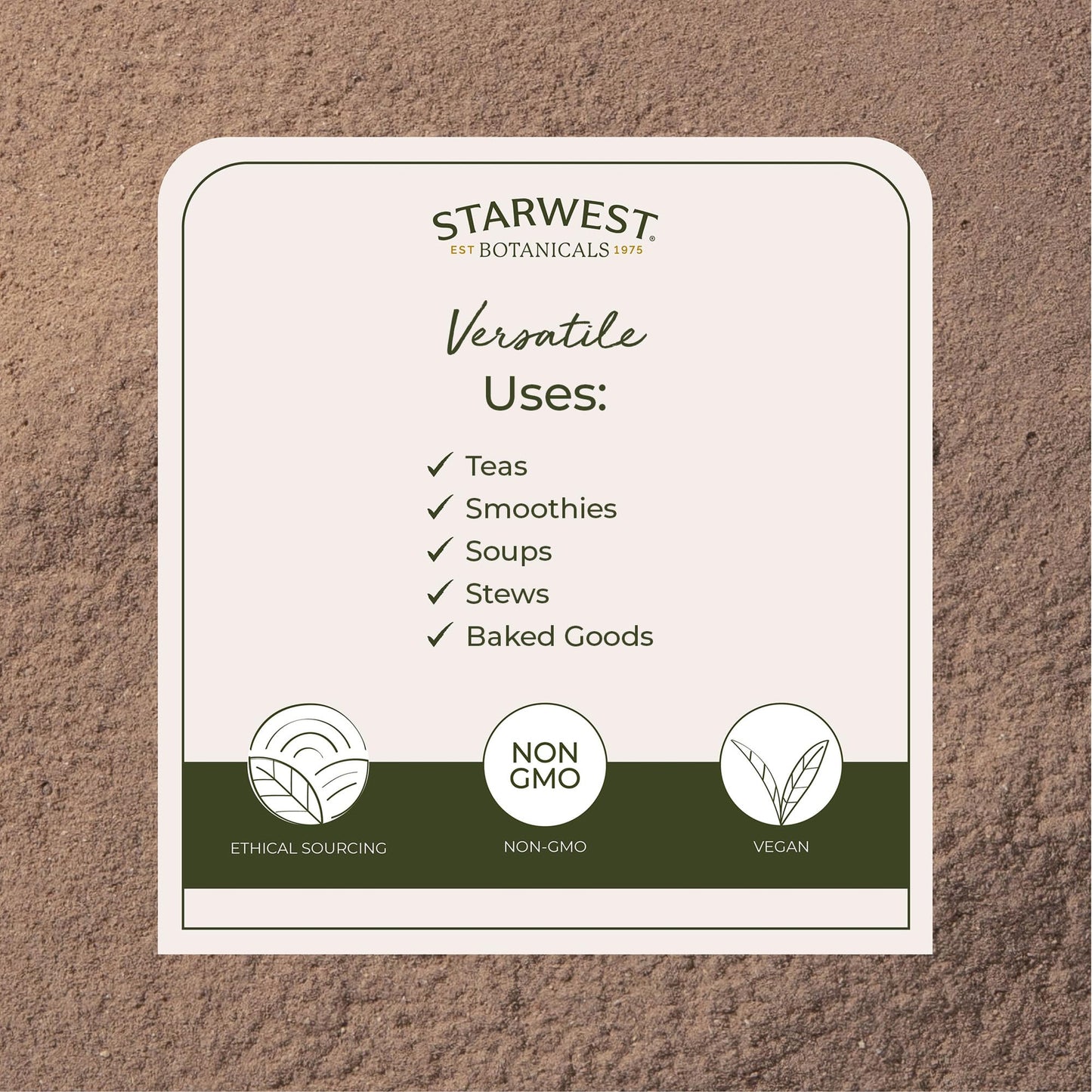 Starwest Botanicals Burdock Root Powder Organic, 4 oz