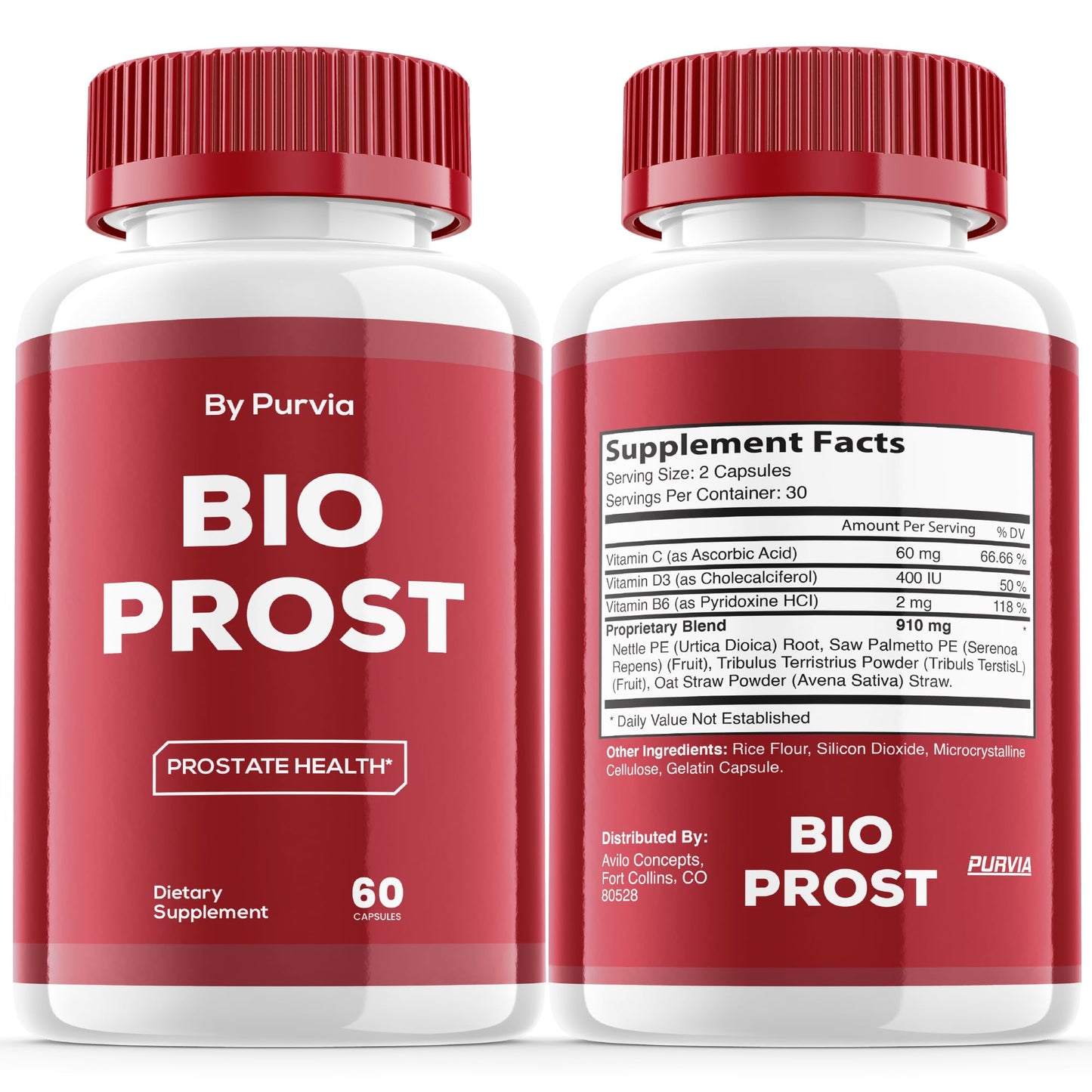 Purvia Bio Prost Capsules 120 Count