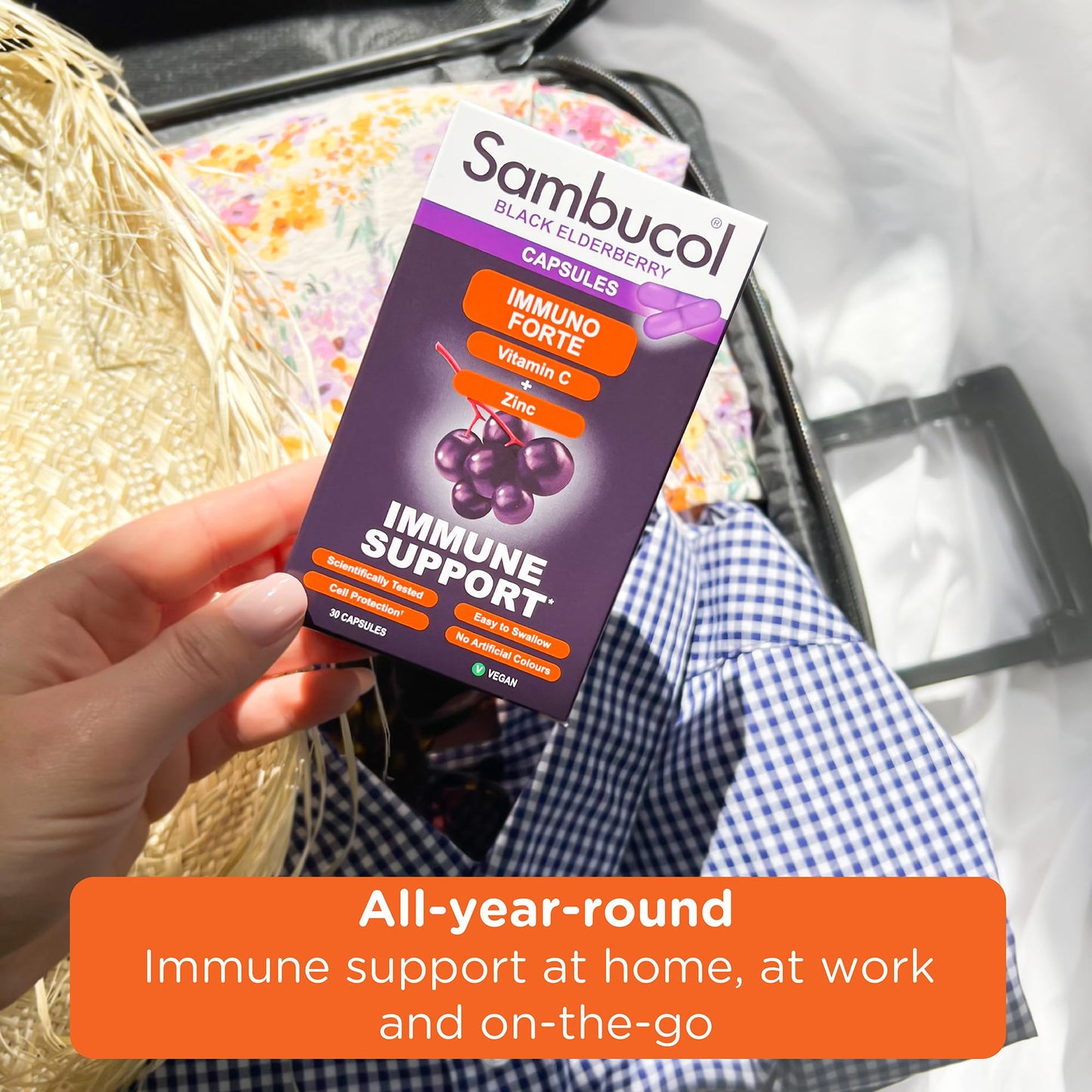 Sambucol Immuno Forte Capsules, 1 Count