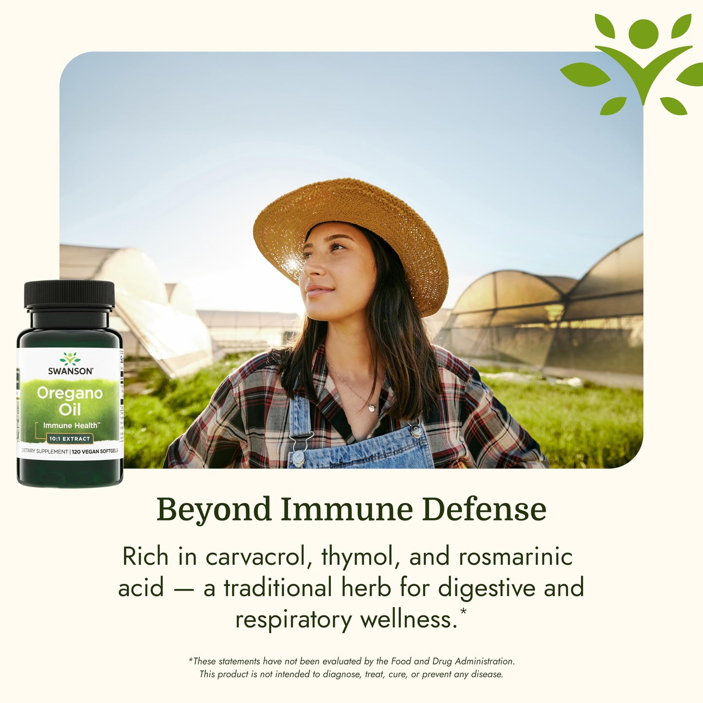 Swanson Oregano Oil 10:1 Extract Digestive and Respiratory Health Softgels 120