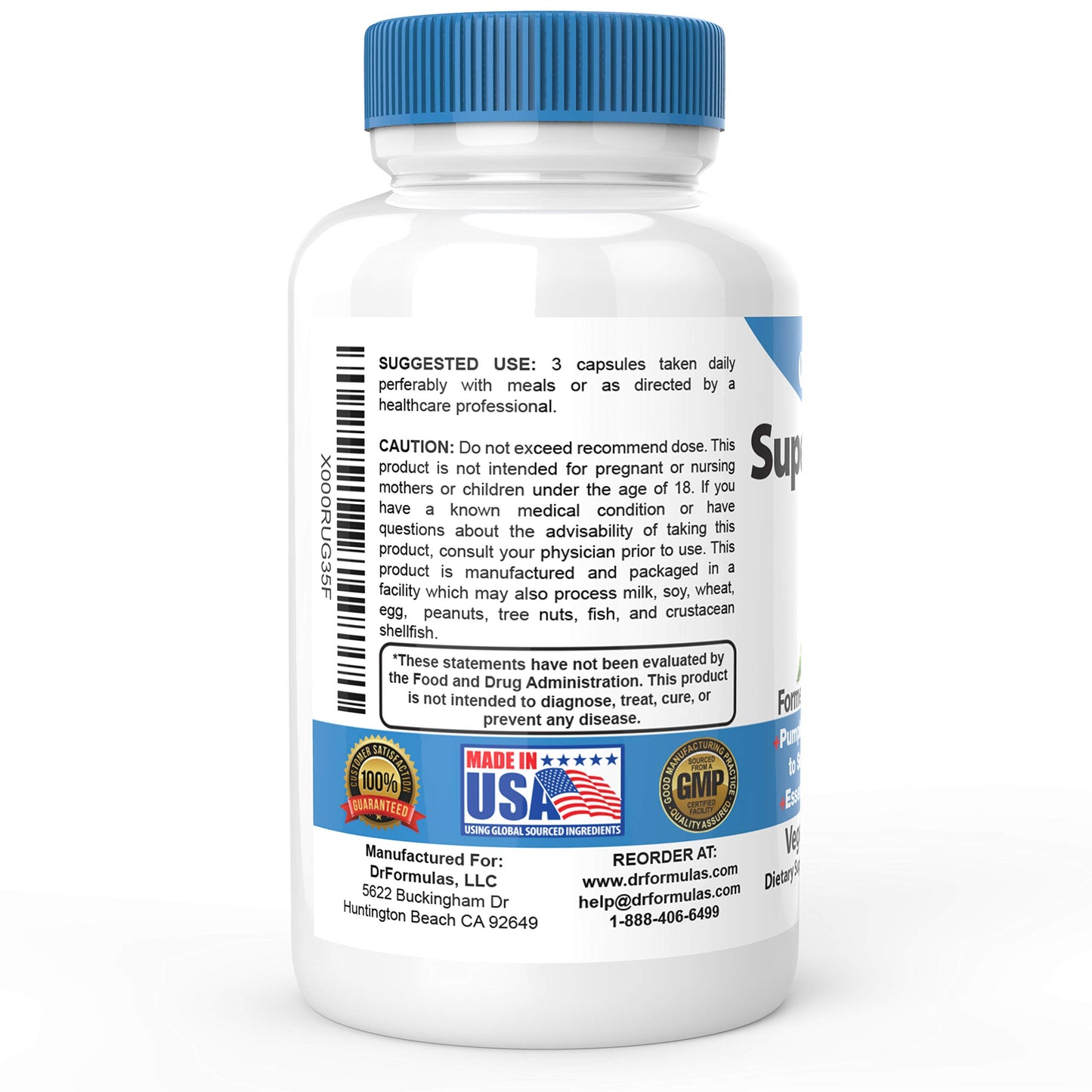DrFormulas Super Prostate Supplement Capsules 90 Count