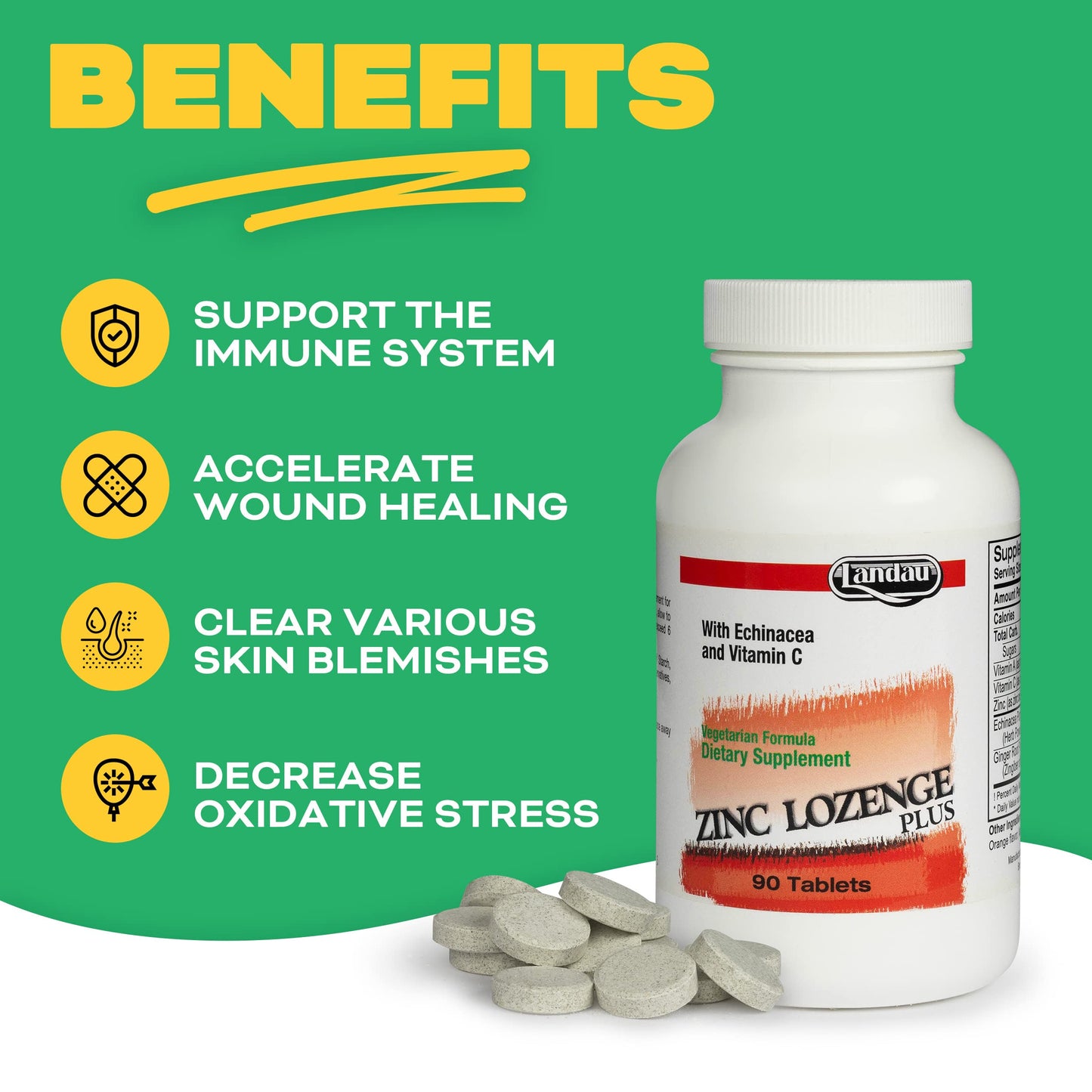Landau Zinc Tablet, 90 Tablets
