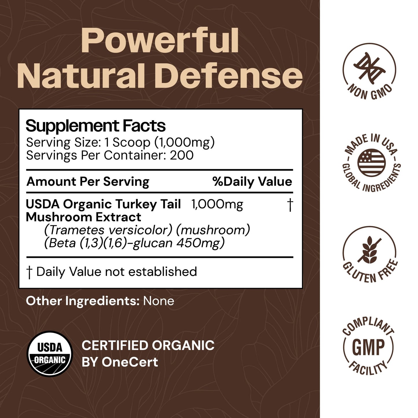 Mayfair Naturals Turkey Tail Mushroom Powder 7.1 oz