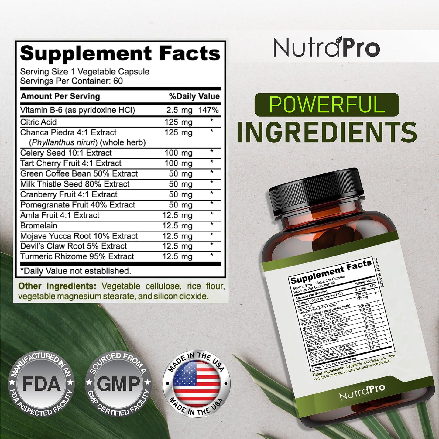 NutraPro Urinary Tract Health & Bladder Support for Women 60 Capsules
