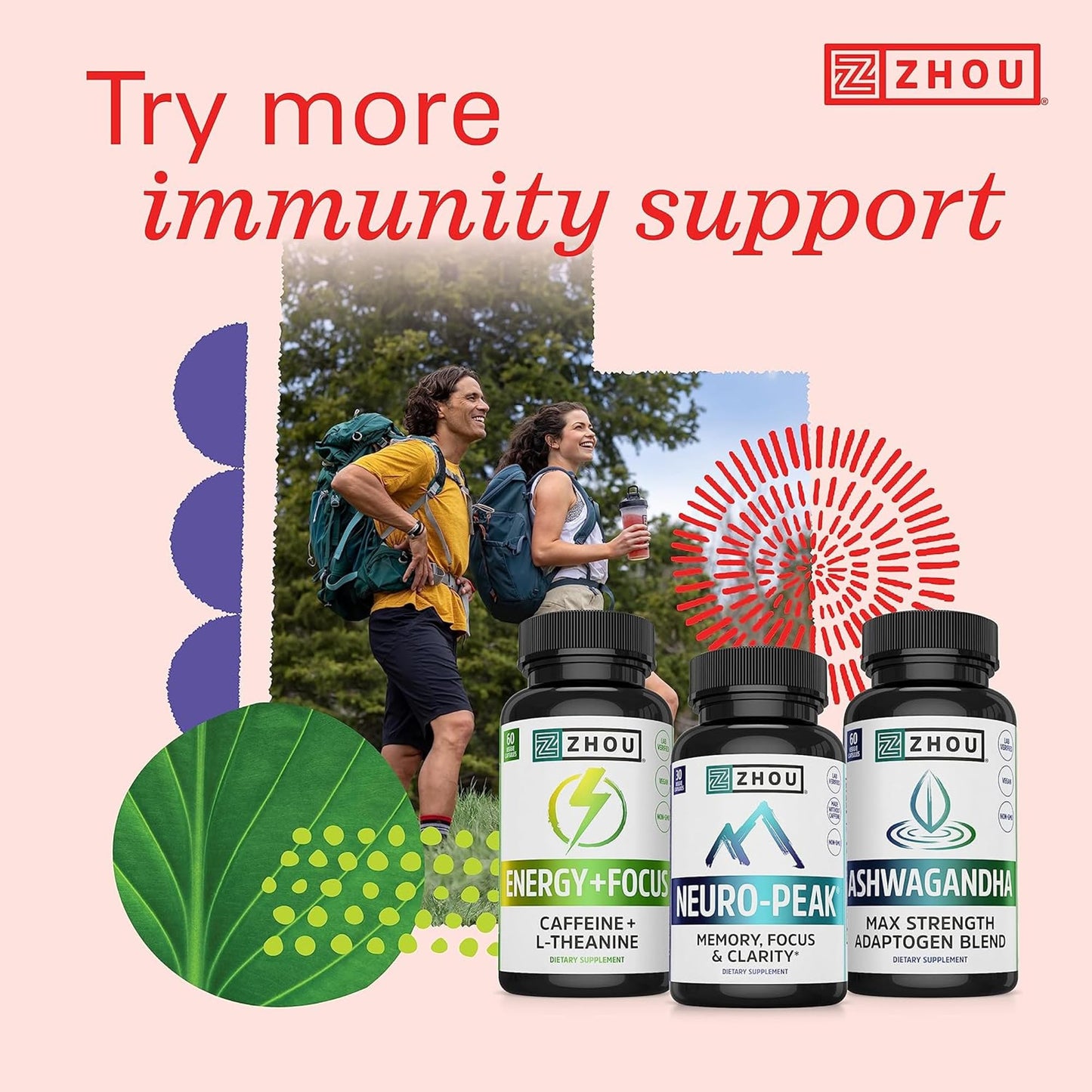 ZHOU Vitamin C+ Gummies 60 Gummies