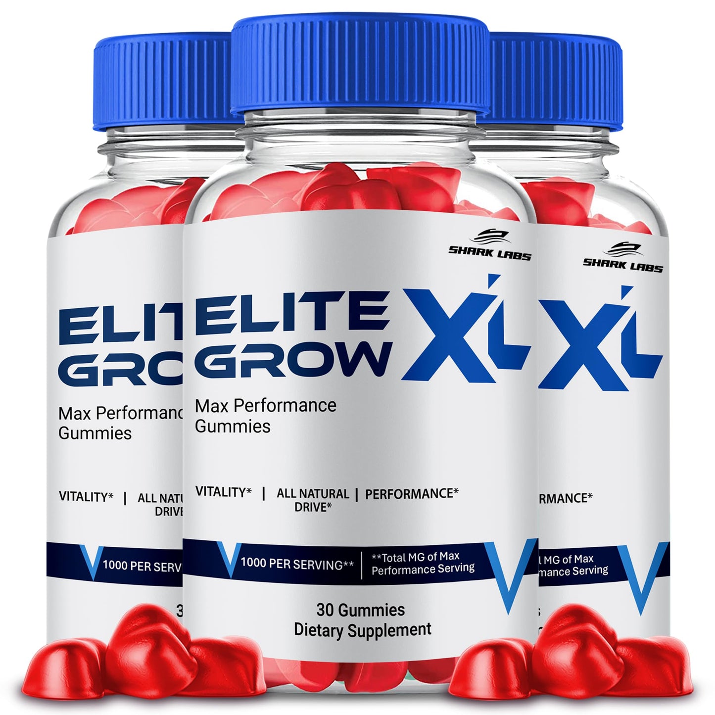 Shark Labs Elite Grow XL Gummies 30 Count