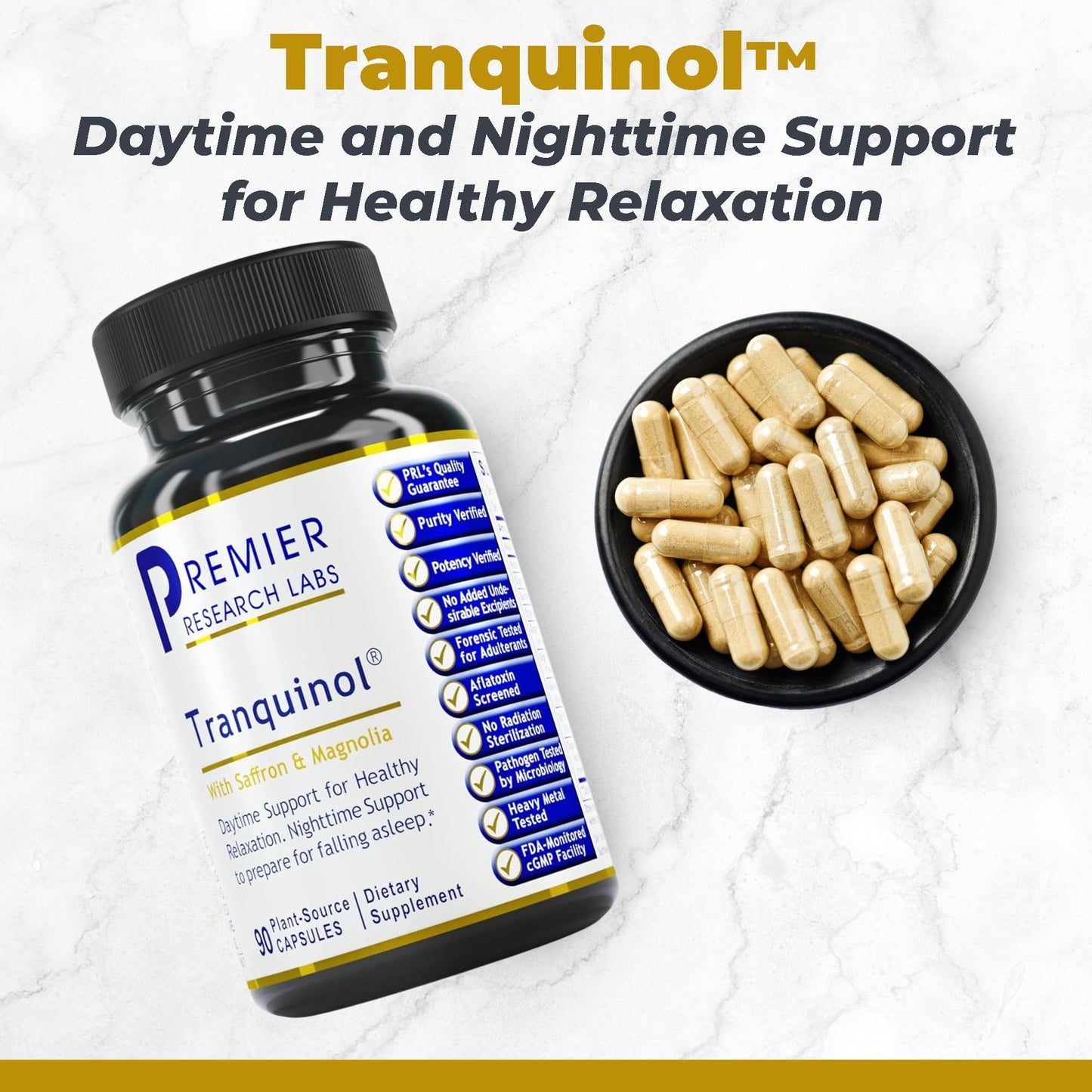 Premier Research Labs Tranquinol Capsule, 90 Count
