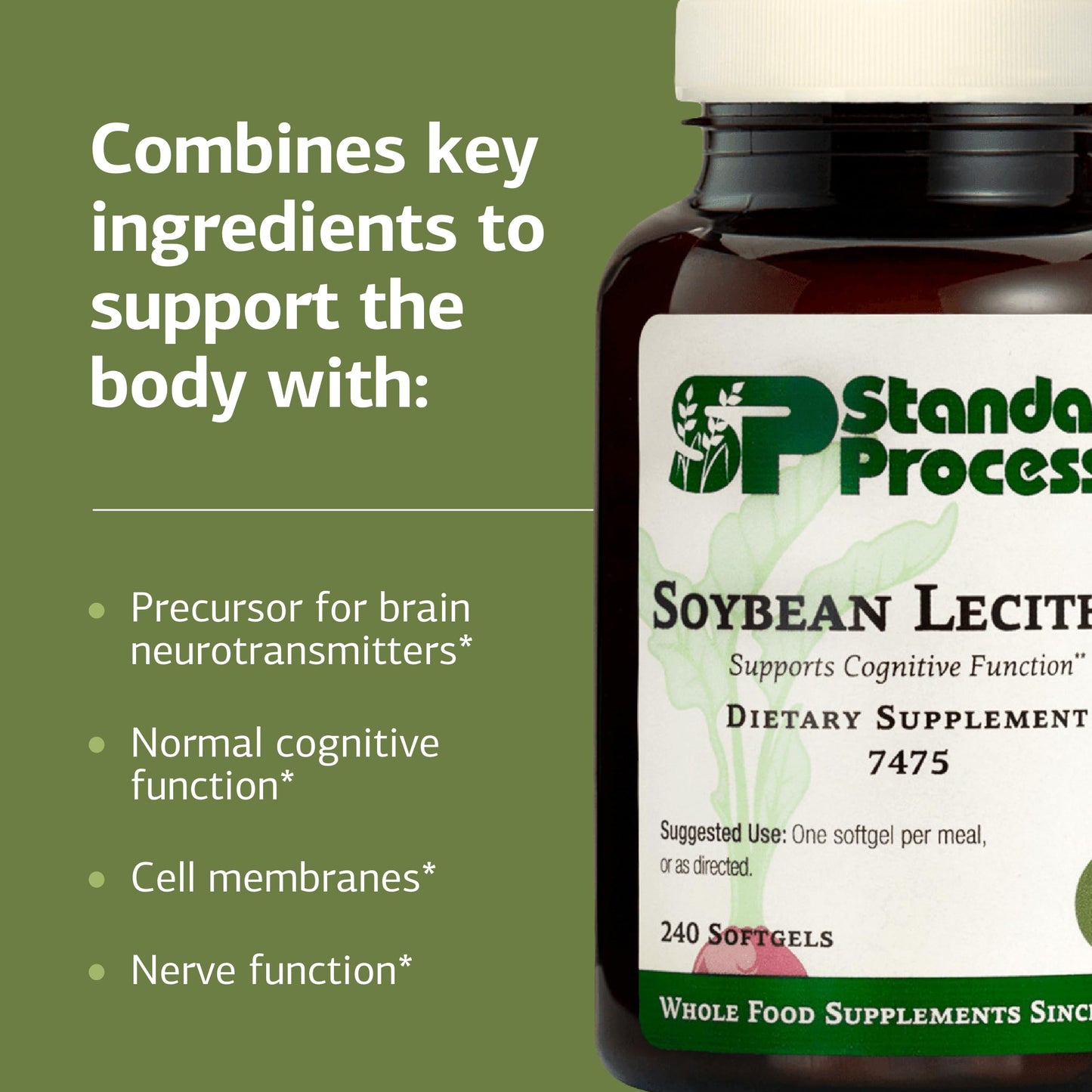Standard Process Inc. Soybean Lecithin Softgels 240