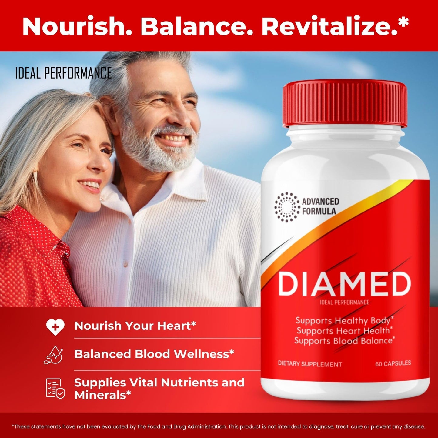 IDEAL PERFORMANCE Diamed Capsule 60 Count