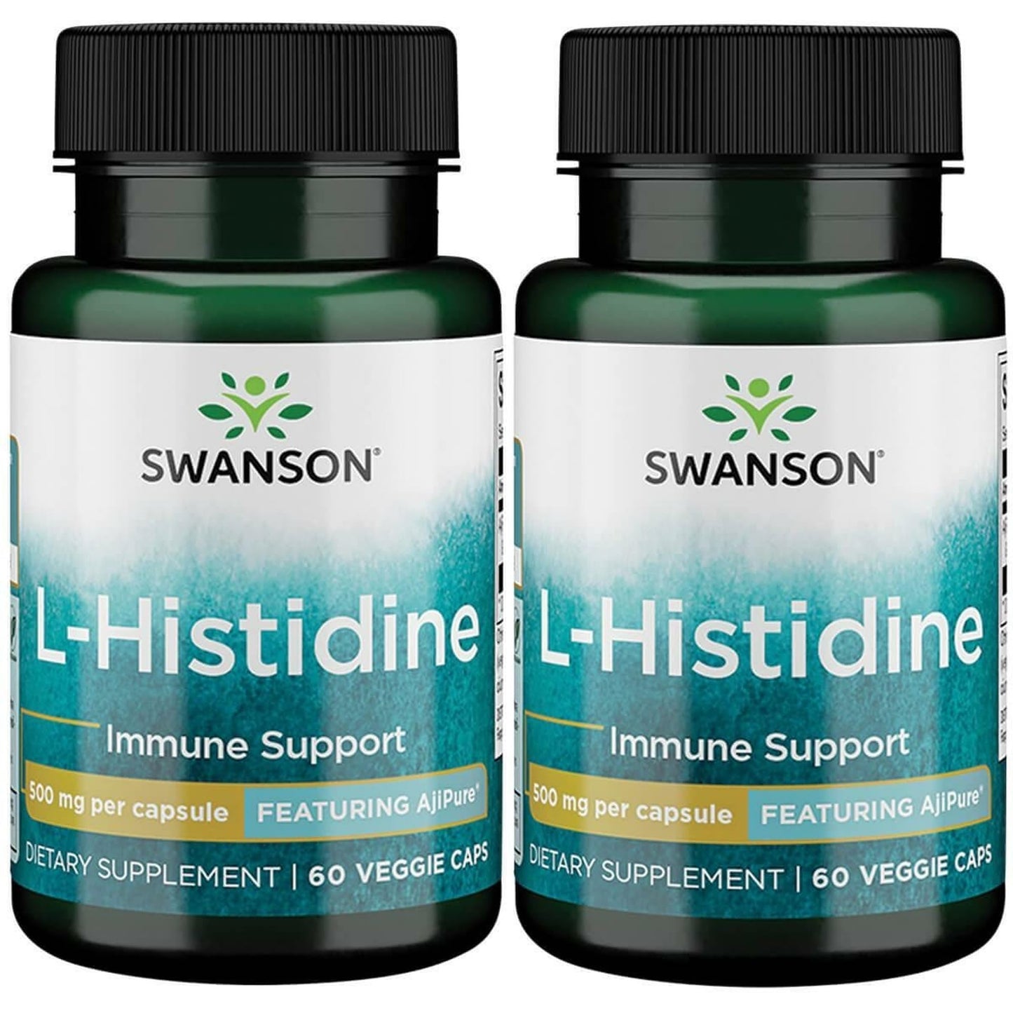 Swanson Ultra L-Histidine Ajipure 500 mg Vegan Capsules 120