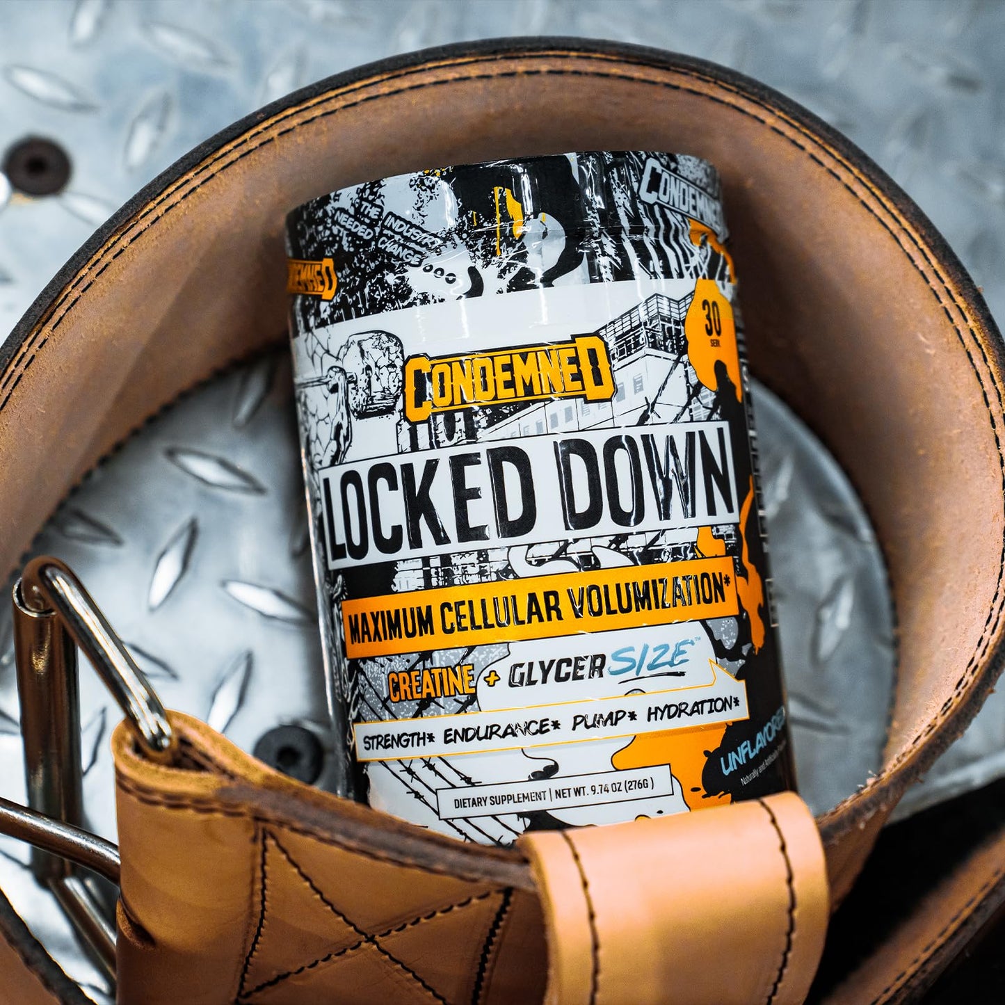 CONDEMNED Locked Down Creatine Performance Complex Powder 11.11 oz