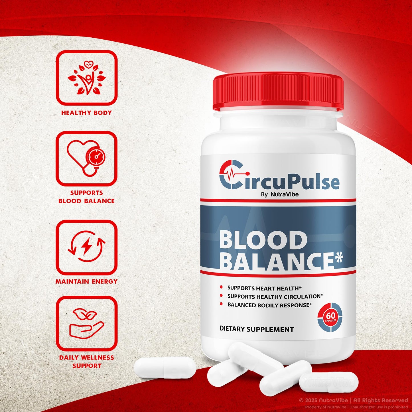 NutraVibe CircuPulse 180 Capsules