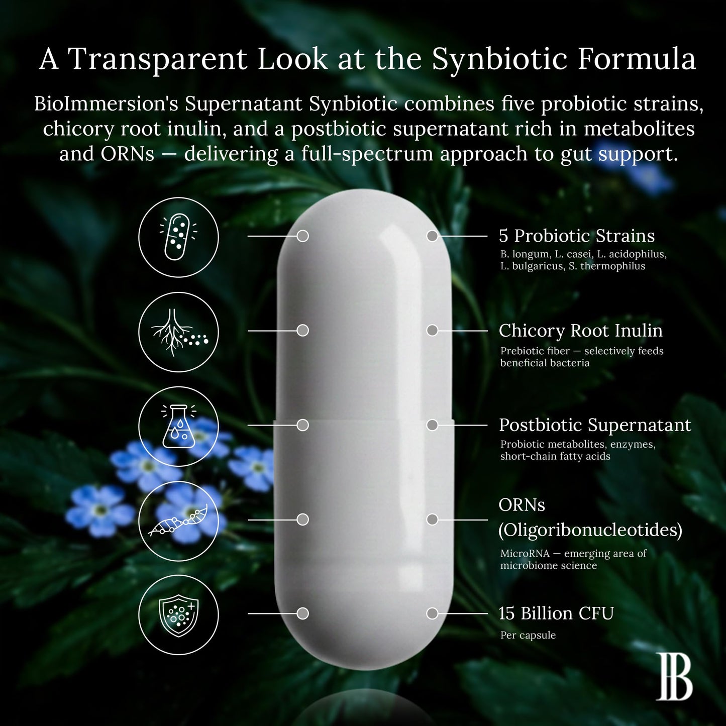 BioImmersion Supernatant Synbiotic Capsule 60 Capsules