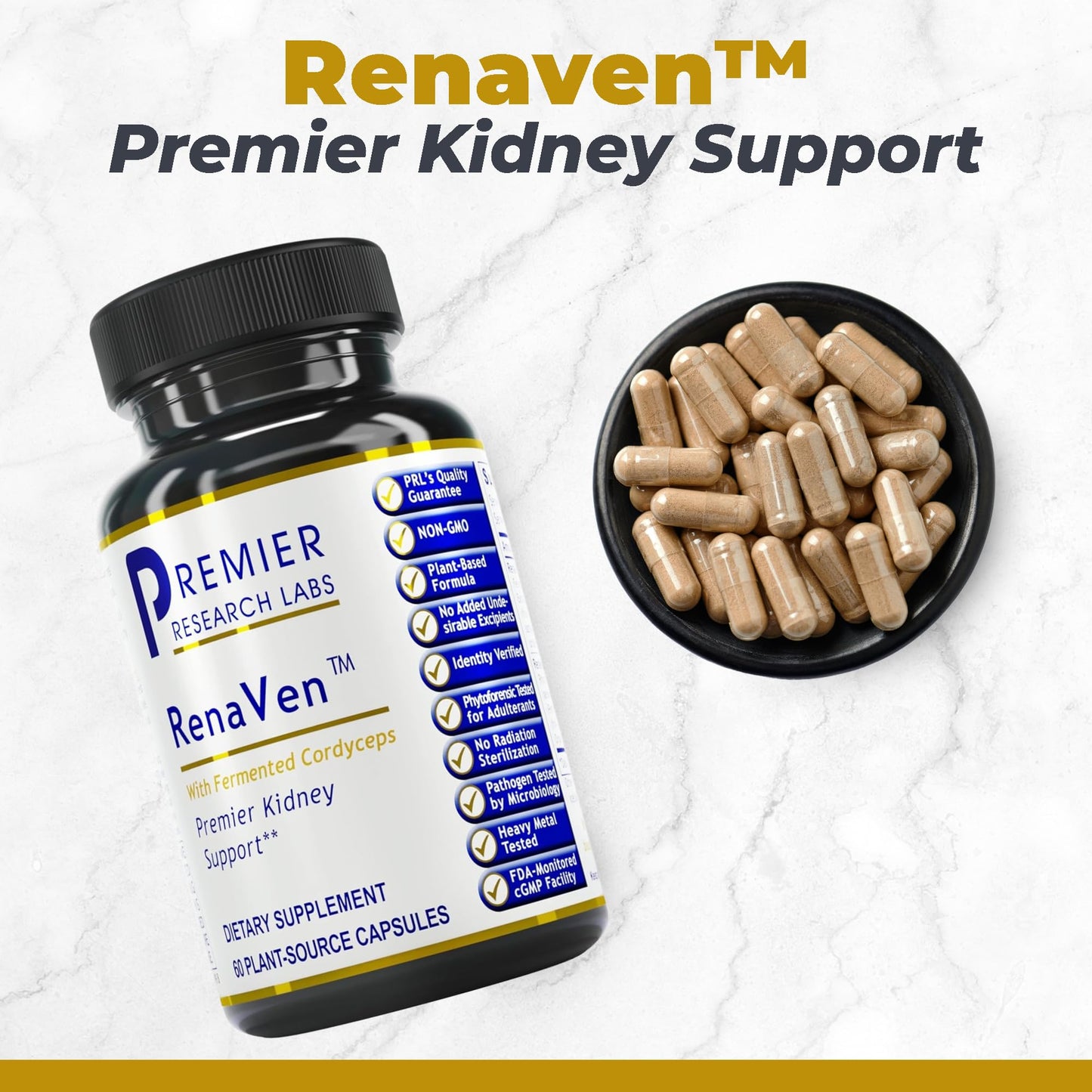 Premier Research Labs RenaVen Capsules, 60 Count