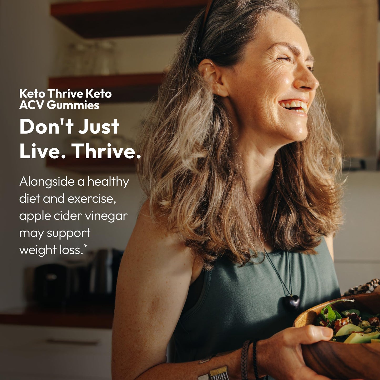 Justified Laboratories Keto Thrive Keto ACV Gummies 60 Count