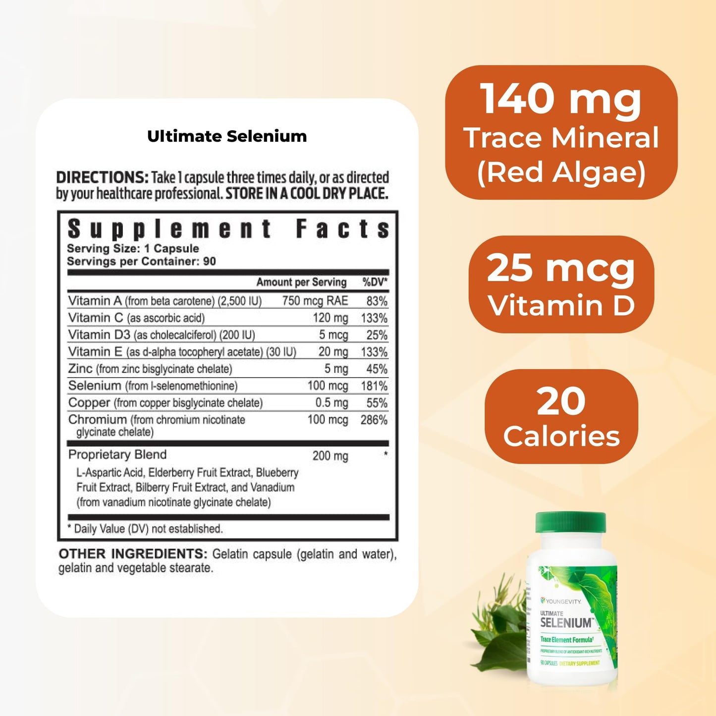 Youngevity Healthy Body Brain and Heart Pack 2.0 Capsules 30