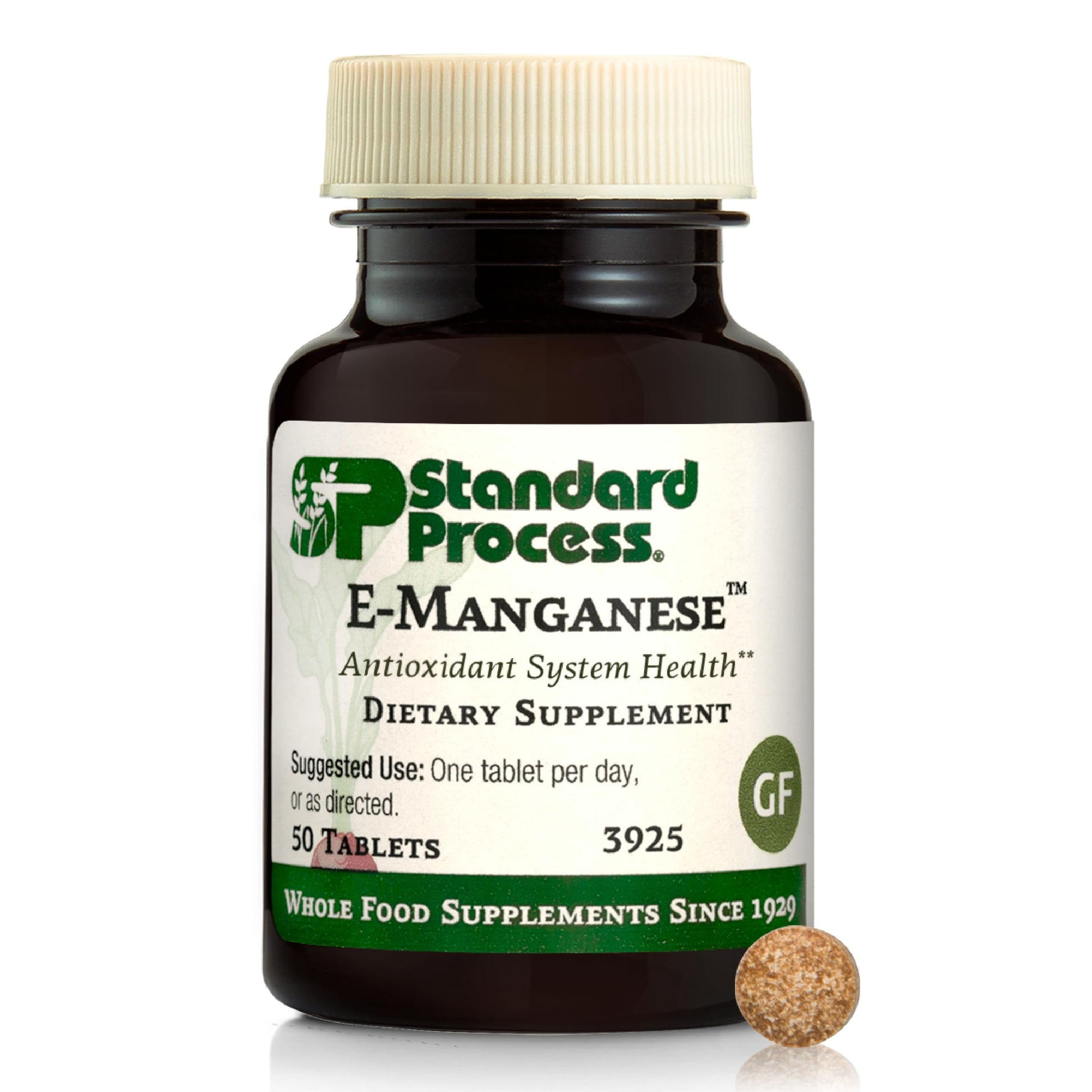 Standard Process Inc. E-Manganese Tablet, 50 Tablets