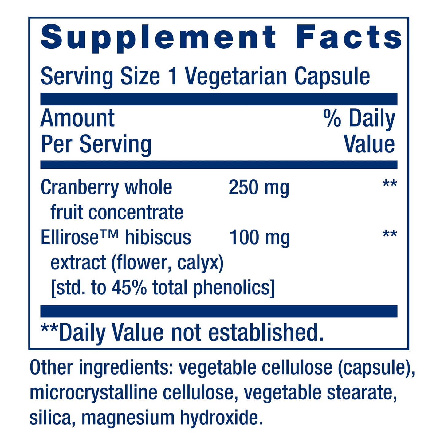 Life Extension Optimized Cran-Max Cranberry Whole Fruit Concentrate with Hibiscus Extract, 60 Capsules