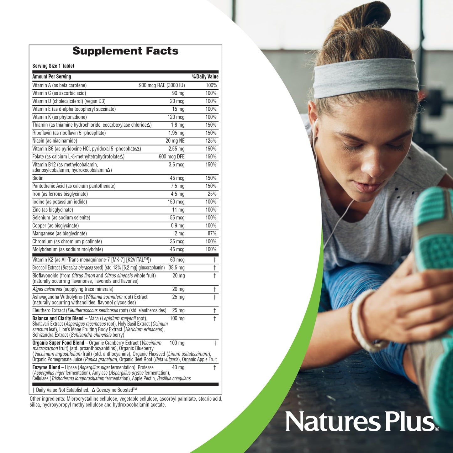 NaturesPlus Her Journey Women's Multivitamin Tablet, 60 Count