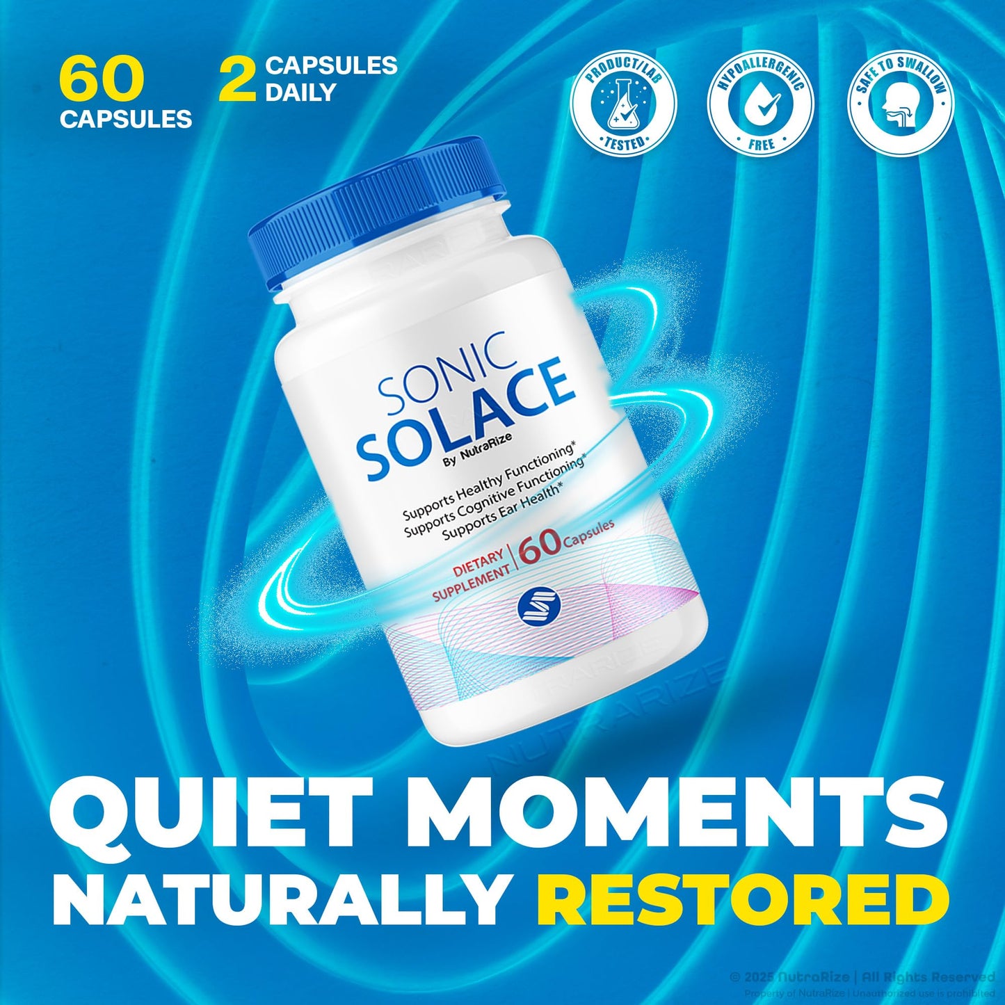 NutraRize Sonic Solace 120 Capsules