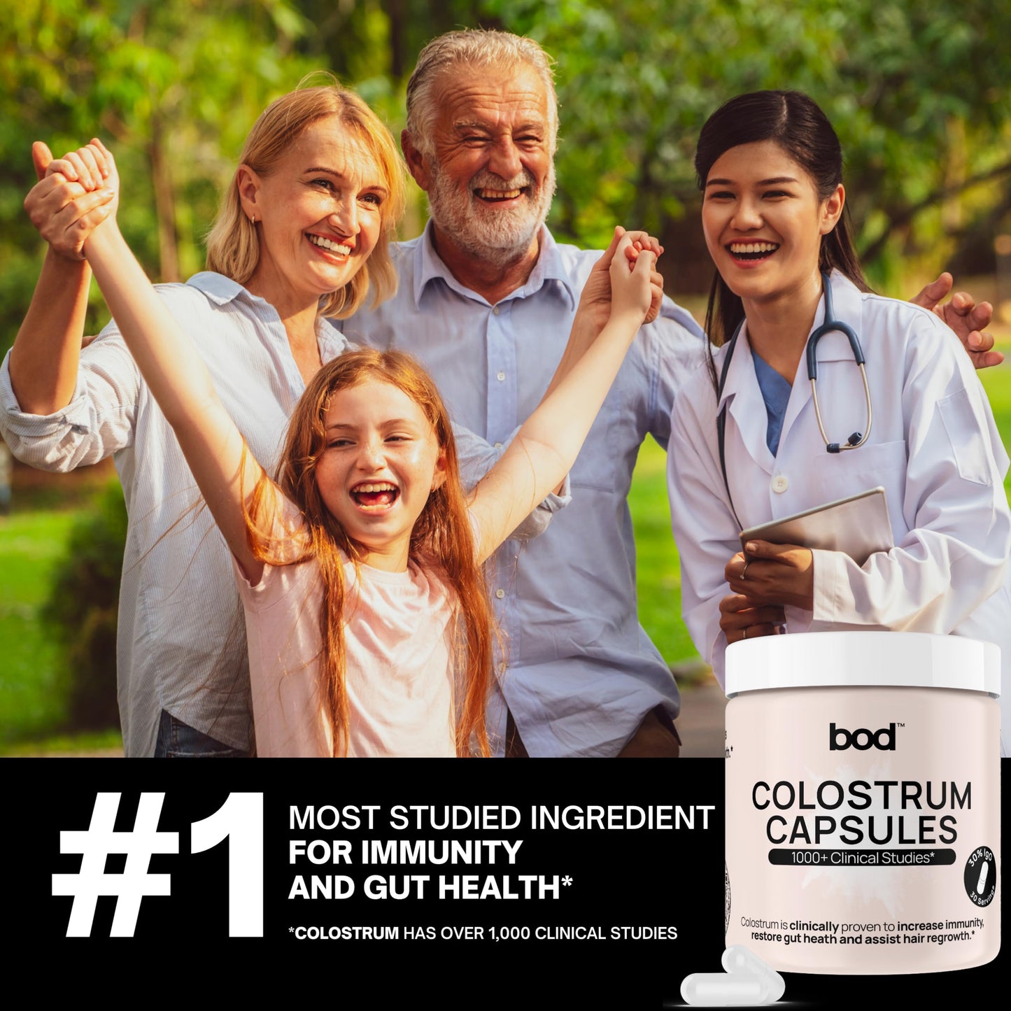 Bod Colostrum Capsules 120 Count