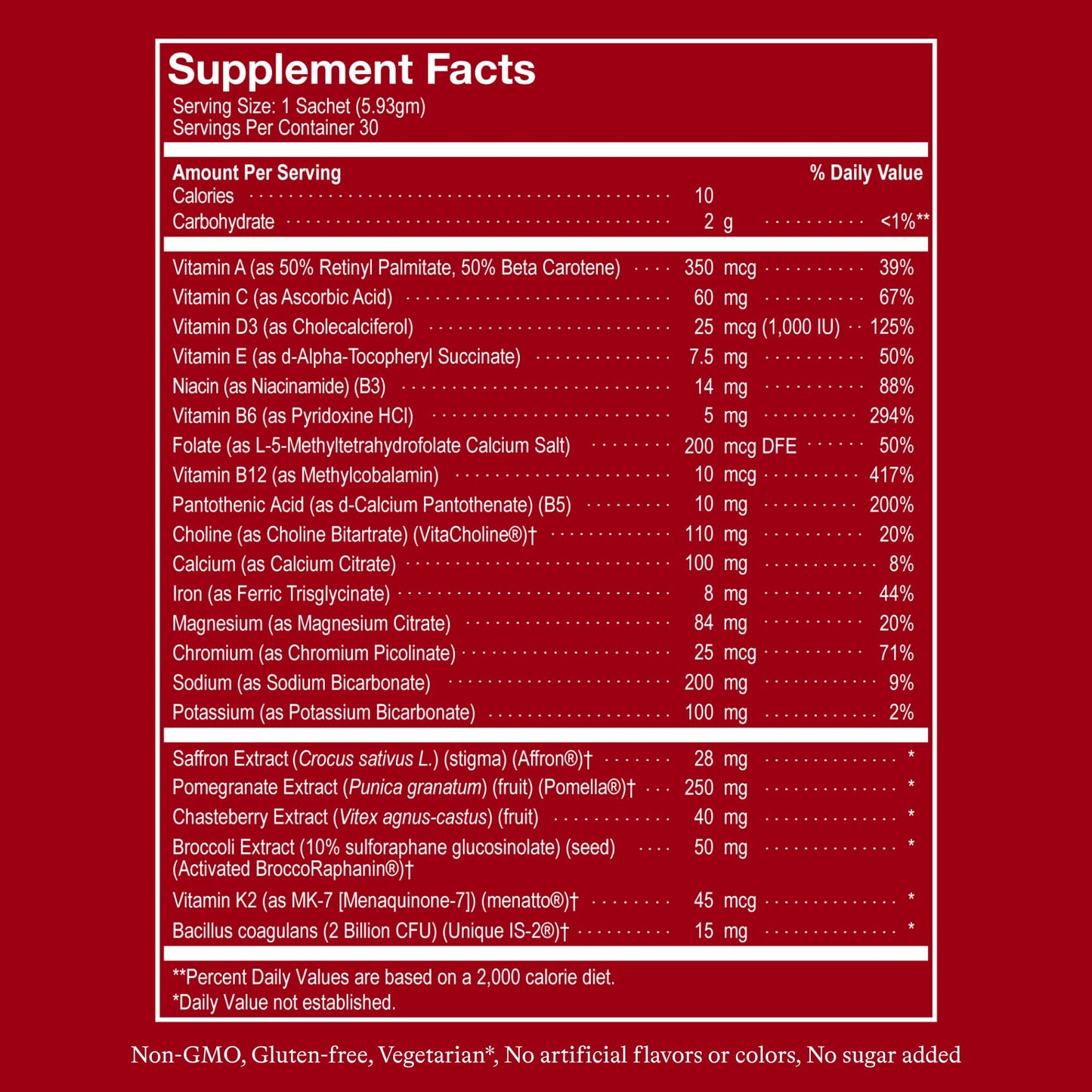Biologica Primary Women's Multivitamin Powder Cranberry Lemonade 30