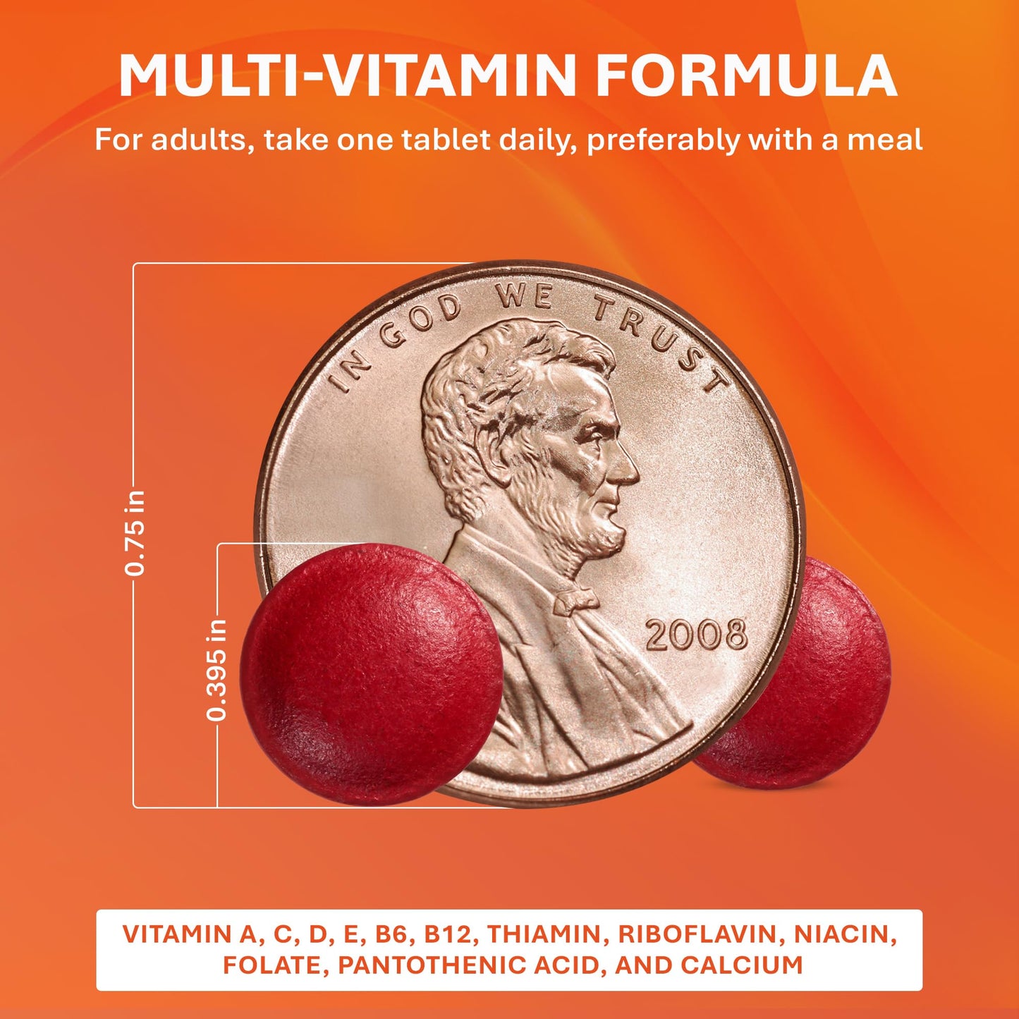 Rugby Laboratories Daily-Vite Multivitamin Tablets, 1000 Count