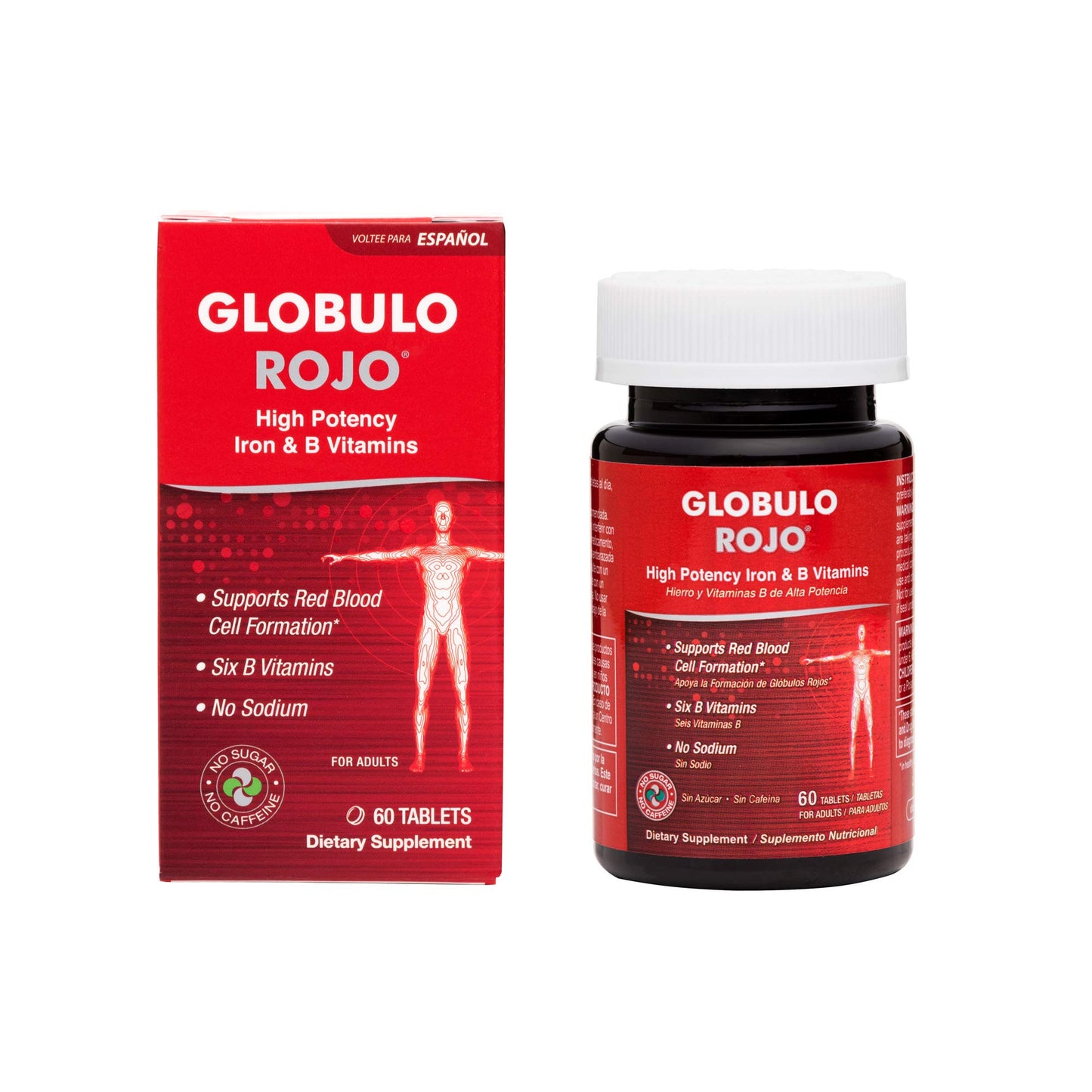 Globulo Rojo Iron Supplement Tablet 60 Tablets