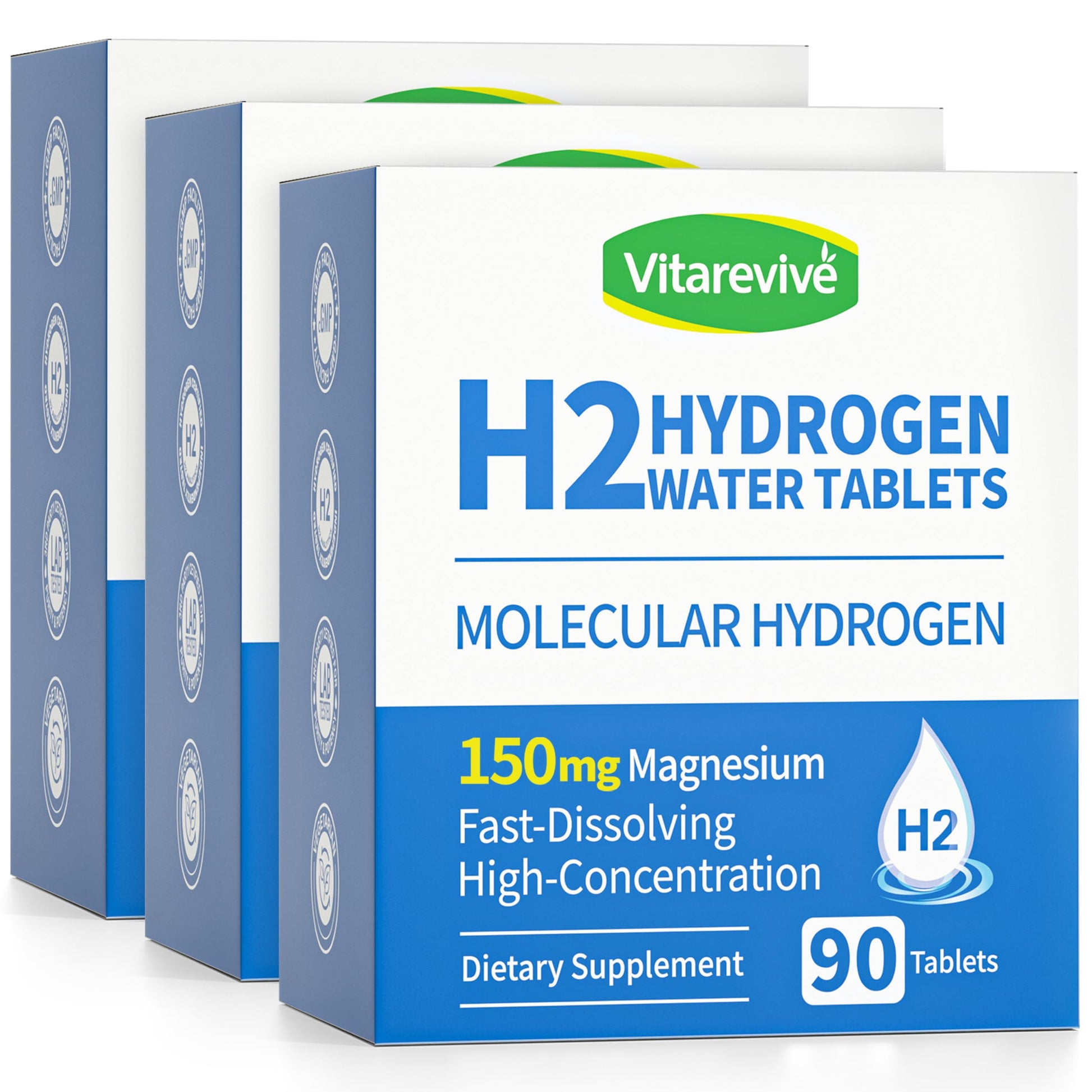 Vitarevive H2 Molecular Hydrogen Water Tablets 270 Tablets