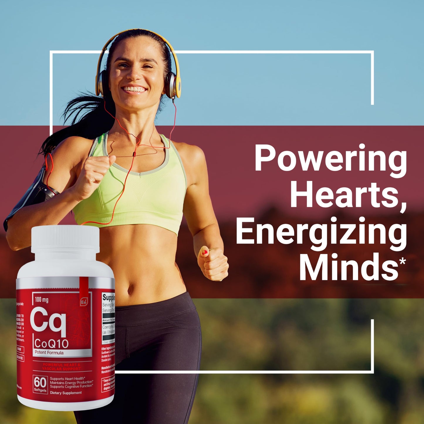 Essential Elements CoQ10 100mg Softgels 60 Count