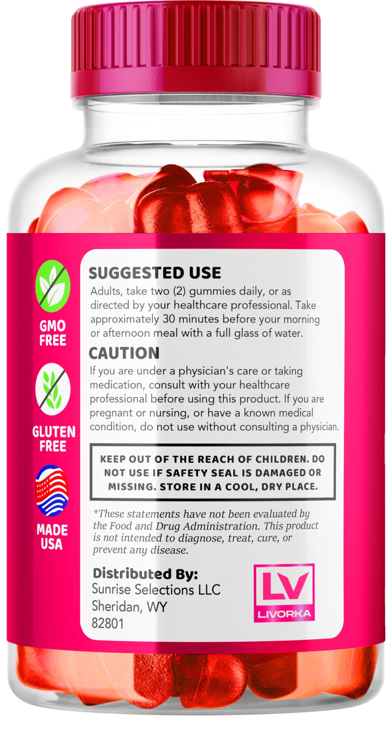 LIVORKA Ketosway Keto ACV Gummies 300 Gummies