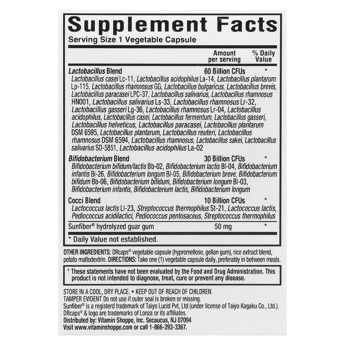 ProBioCare Probiotics for Women 100 Billion CFU Multi-Strain Capsules 30 Count
