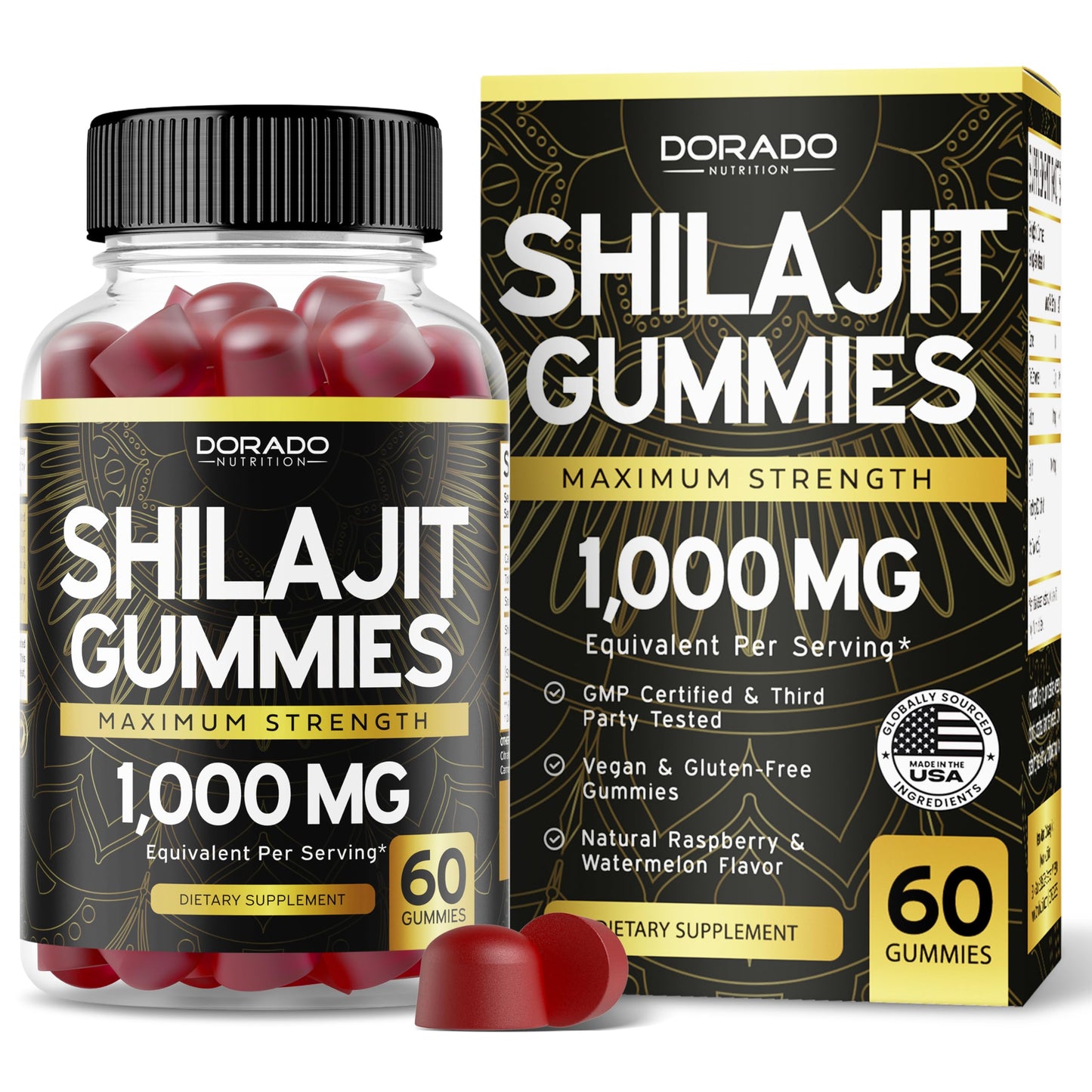 DORADO NUTRITION Shilajit Gummies 120 Gummies