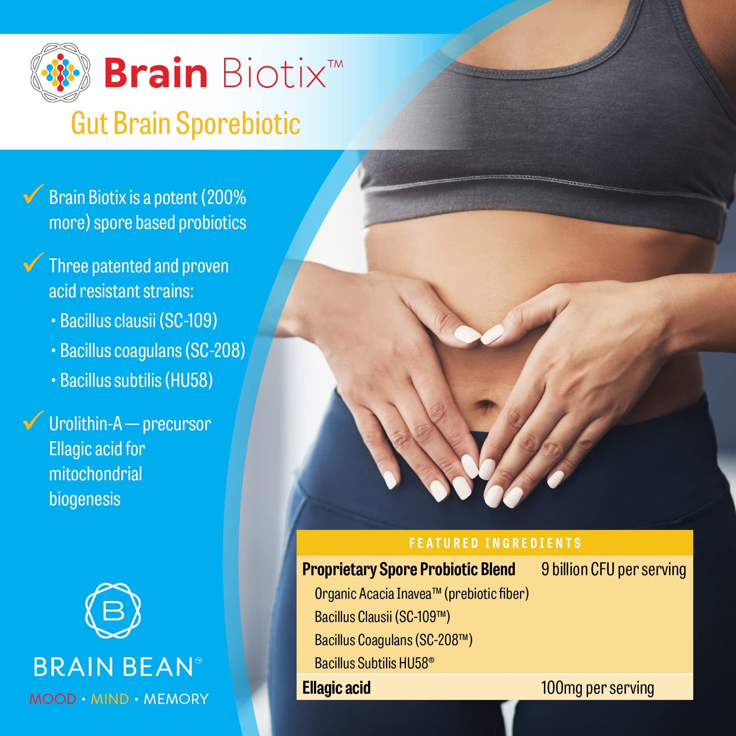 Brain Bean Brain Biotix 60 Capsules