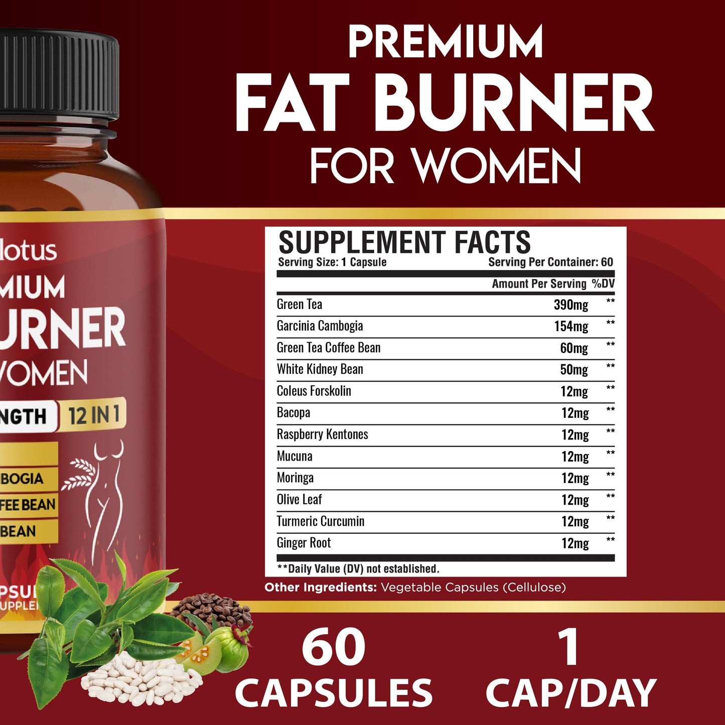 Zolotus Premium Weight Loss Pills for Women Capsules, 60 Count