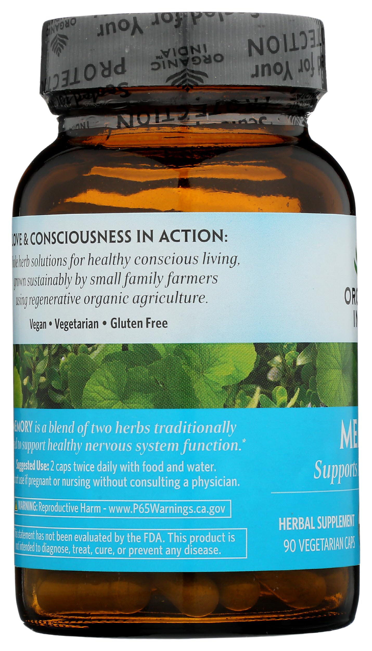 Organic India Memory Organic, 90 Capsules