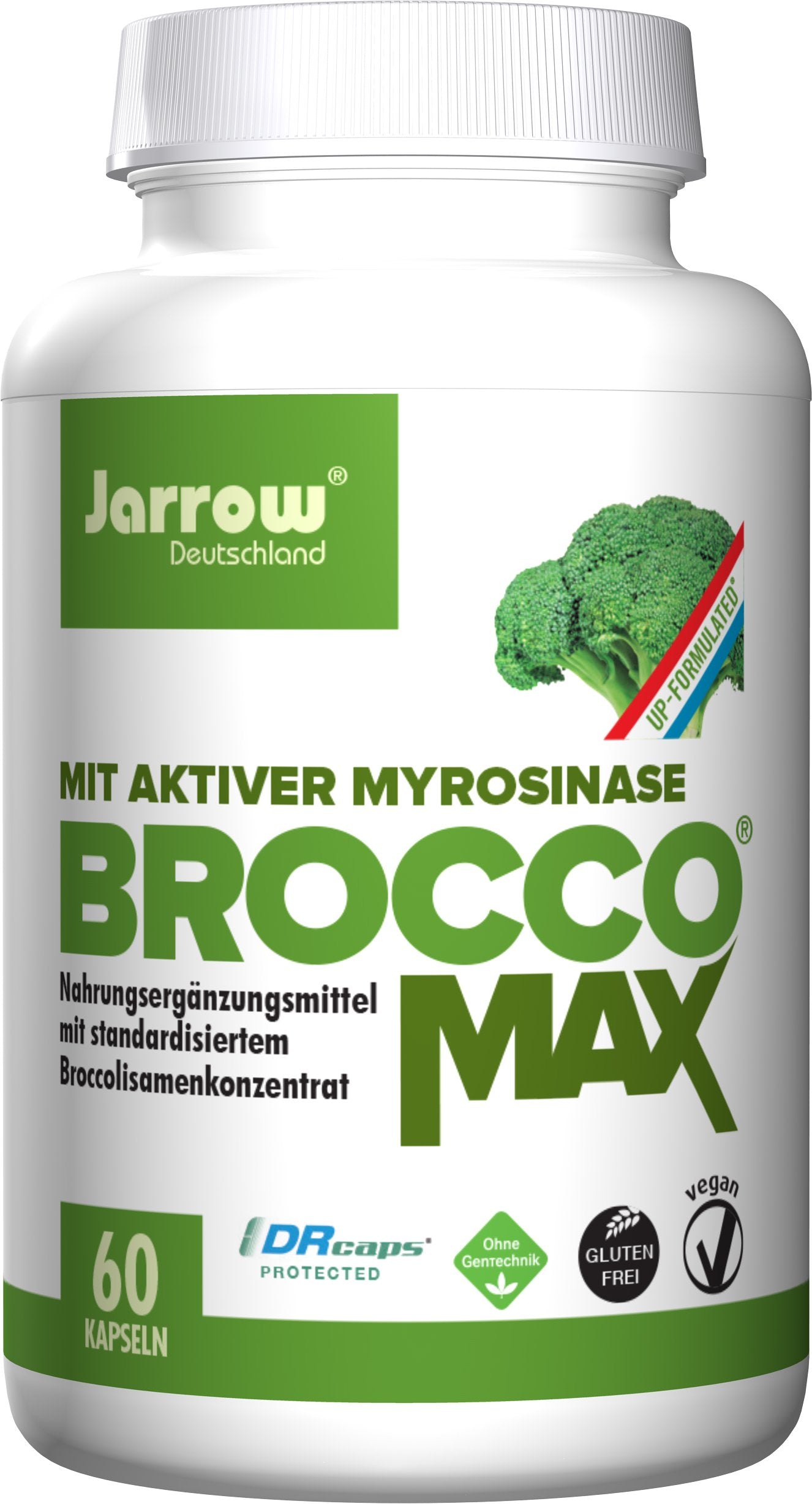 Jarrow Formulas BroccoMax Sulforaphane Generator 35 mg, 60 Count + Melatonin 6 Hour Time Release 300 mcg, 100 Tablets