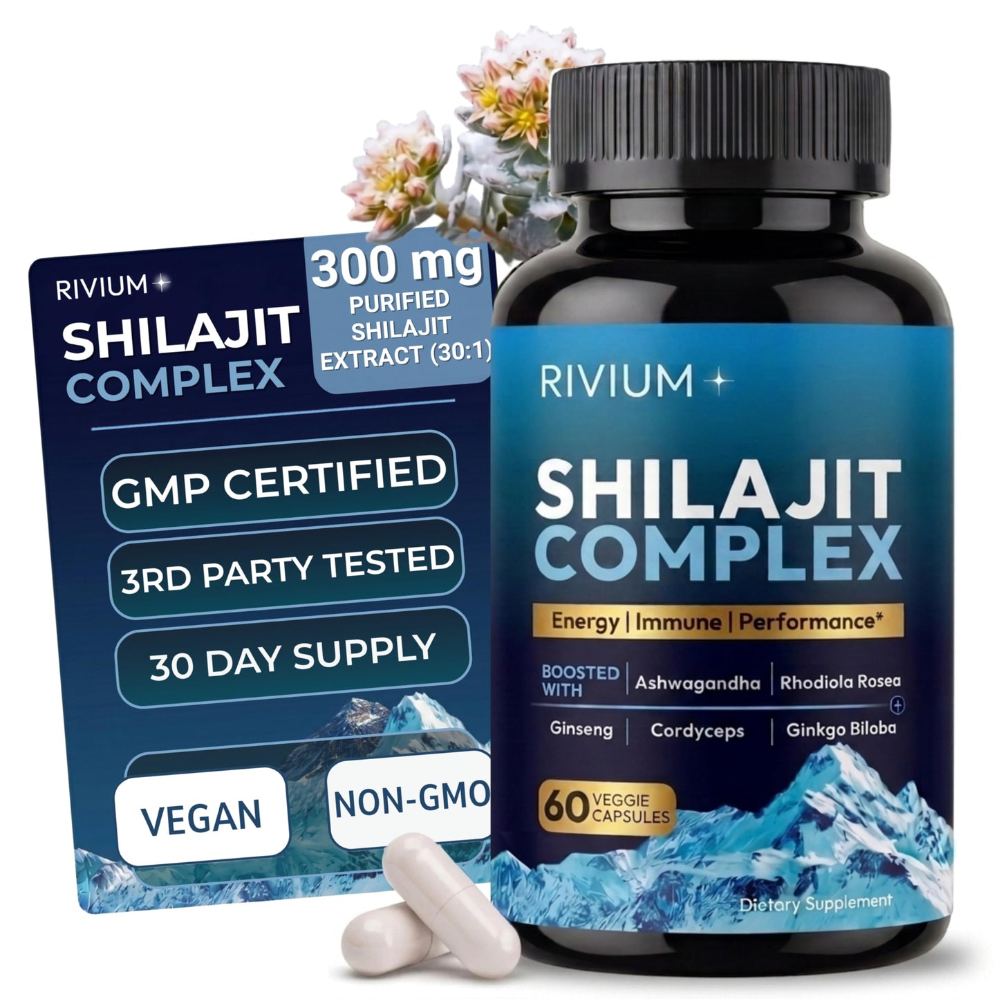 Rivium Shilajit Complex 60 Capsules