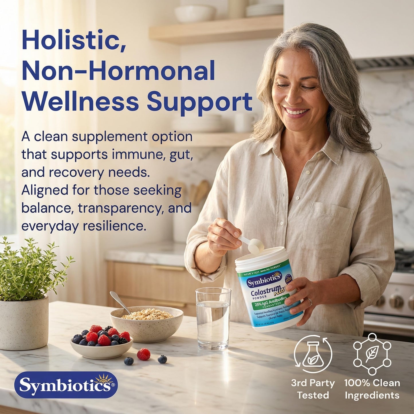 Symbiotics Colostrum Plus Powder 6.3 oz