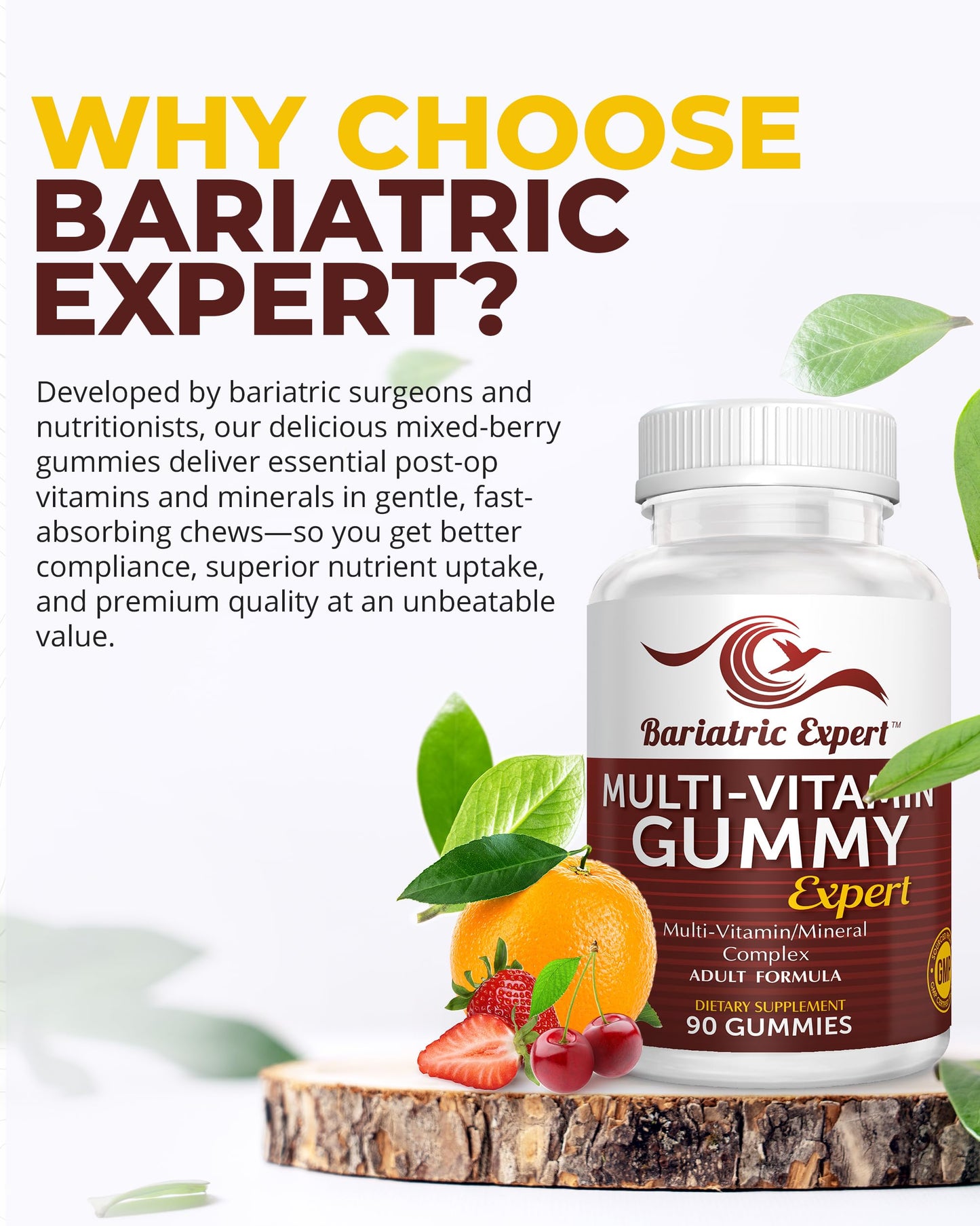 Bariatric Food Expert Multivitamin Gummies 90 Count