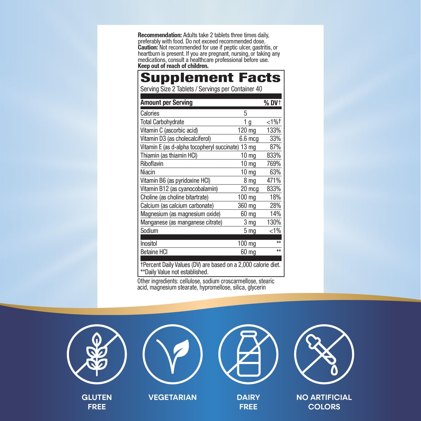 Nature's Way Myo-Tone Muscle Function & Soft Tissue Health 160 Tablets