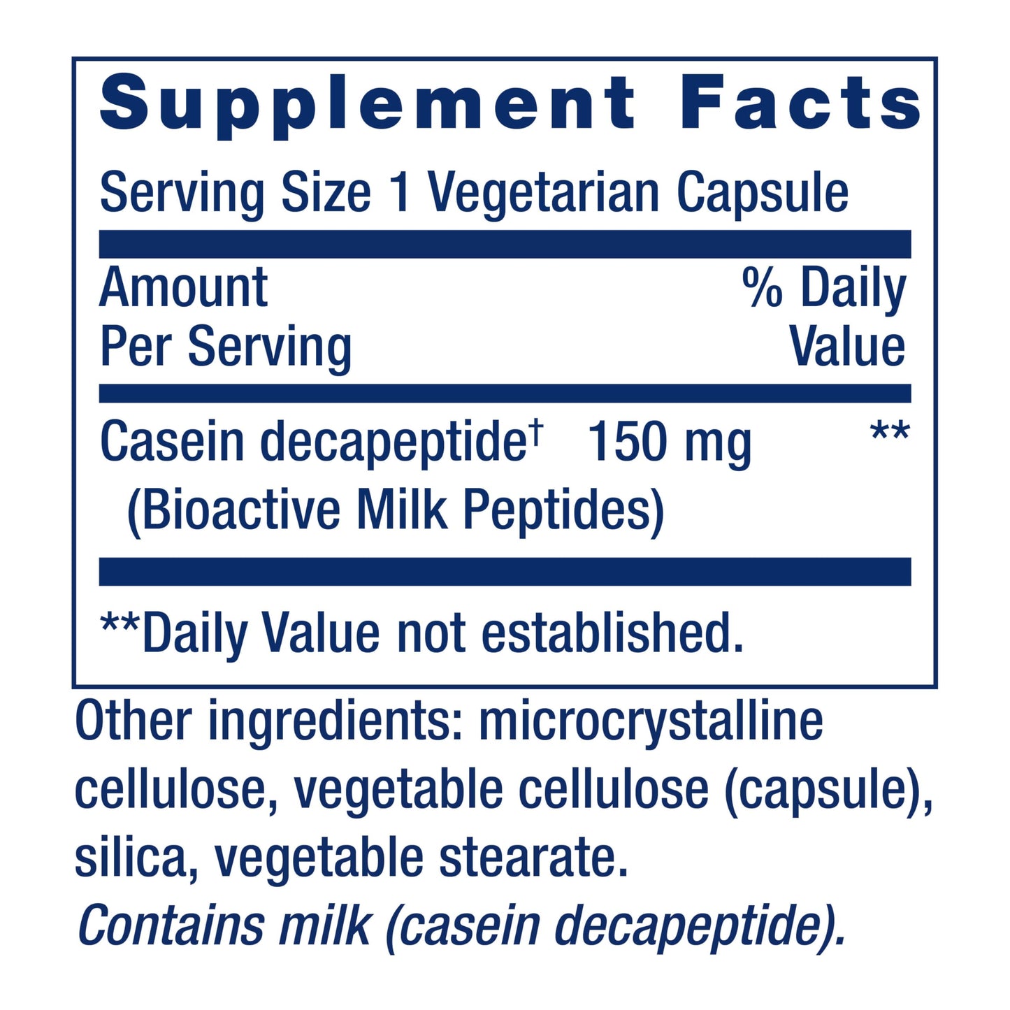 Life Extension Bioactive Milk Peptides 30 Capsules