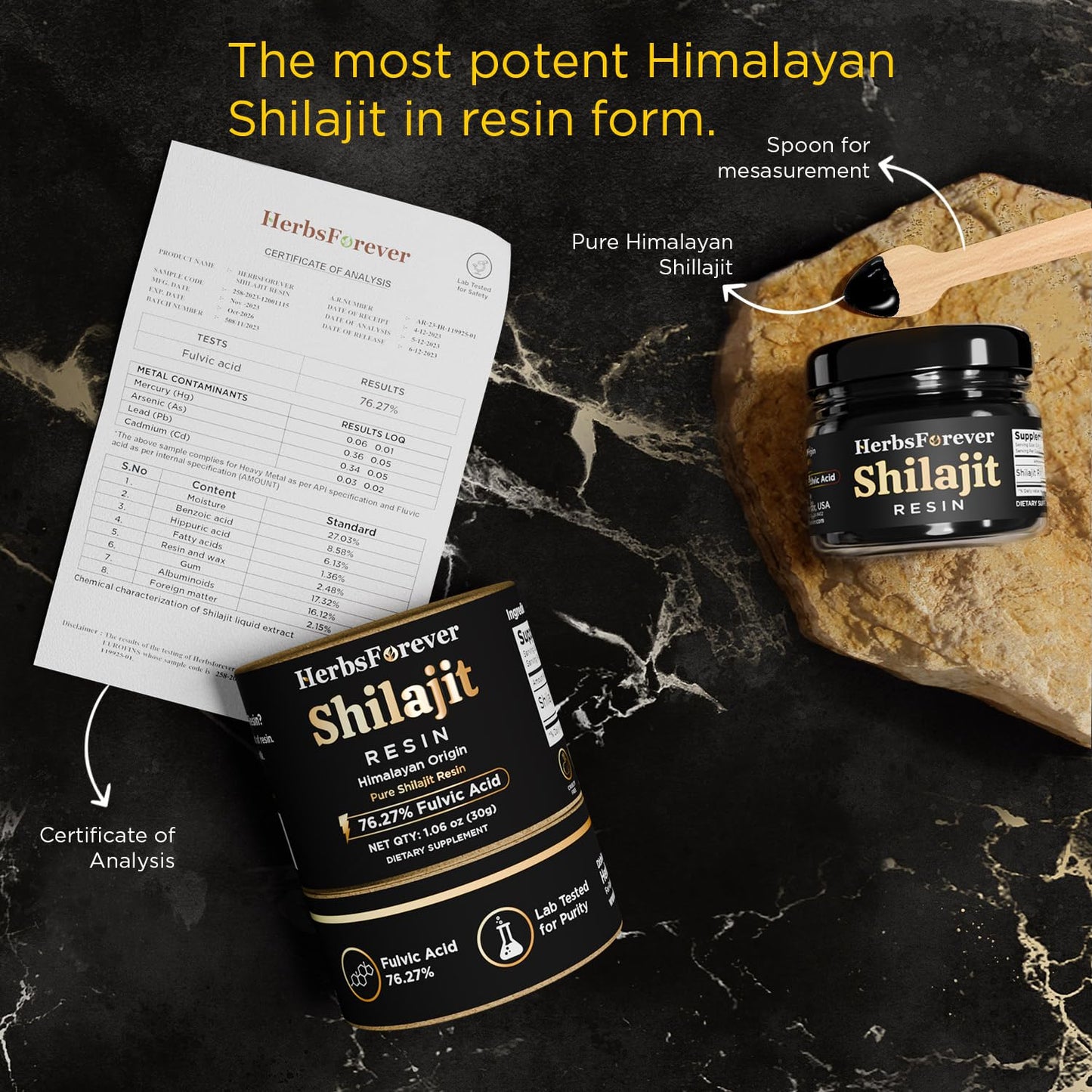 Herbsforever Shilajit Resin Gummy 1 Count
