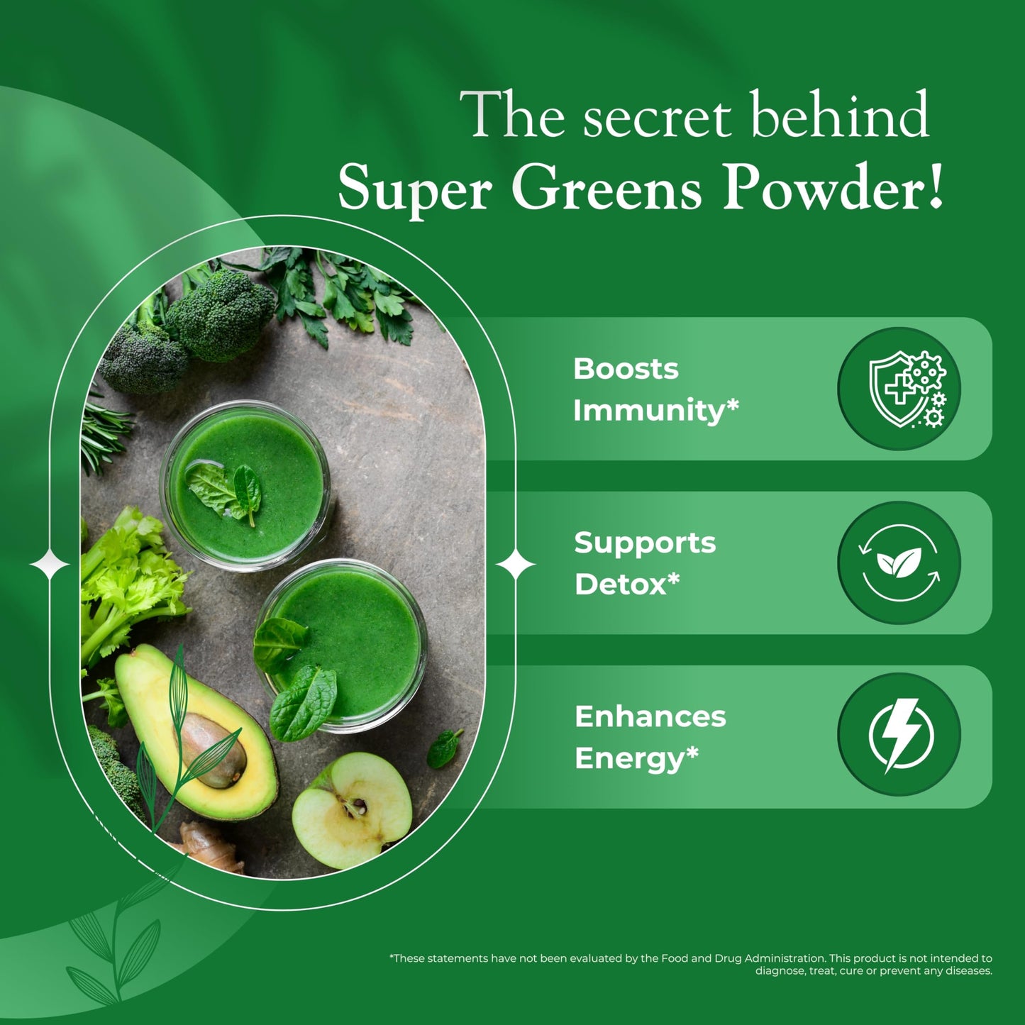 ORGANIC SPREE Super Greens Powder, 10.6 oz