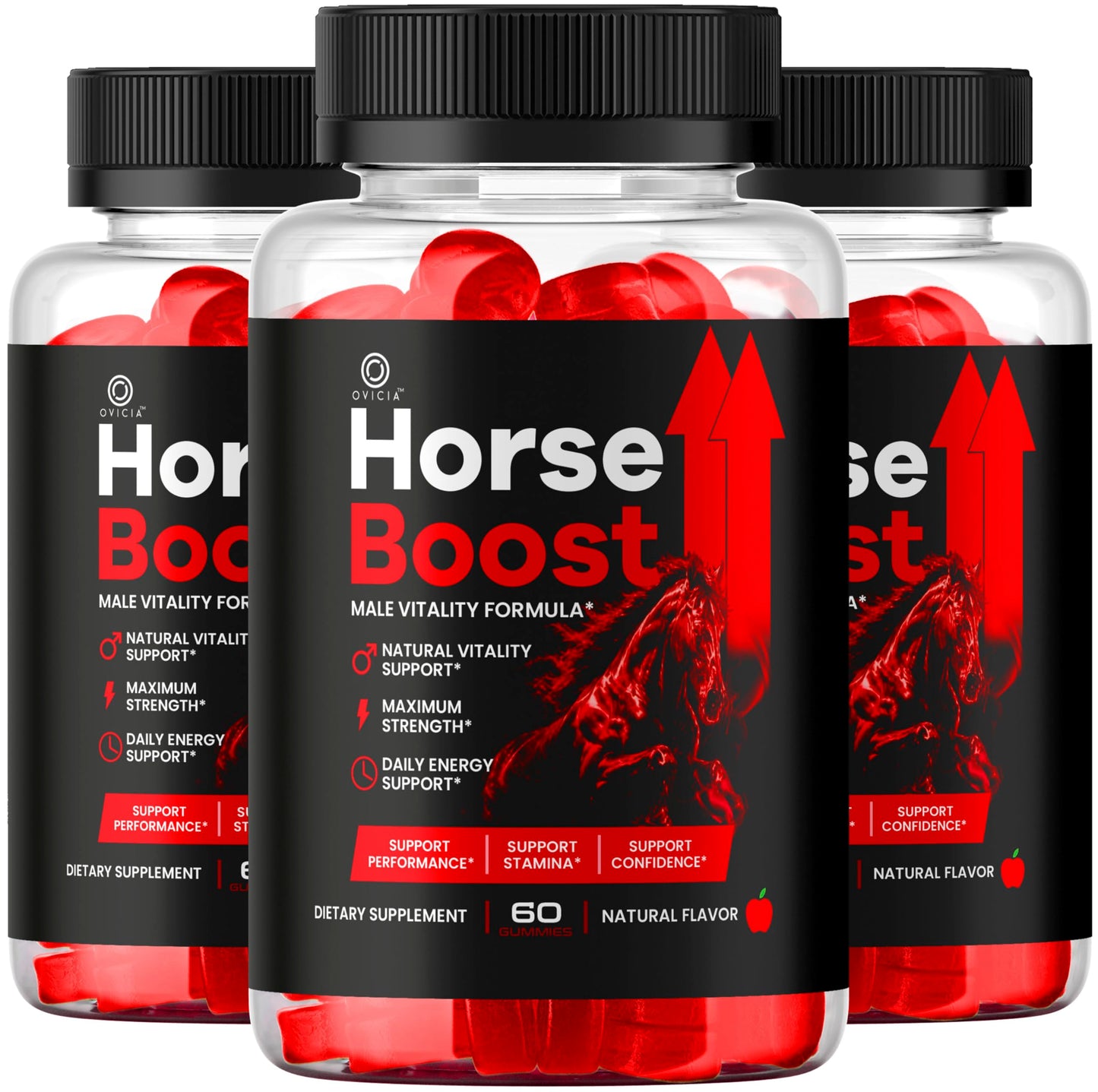 OVICIA Horse Boost Gummies 180 Gummies