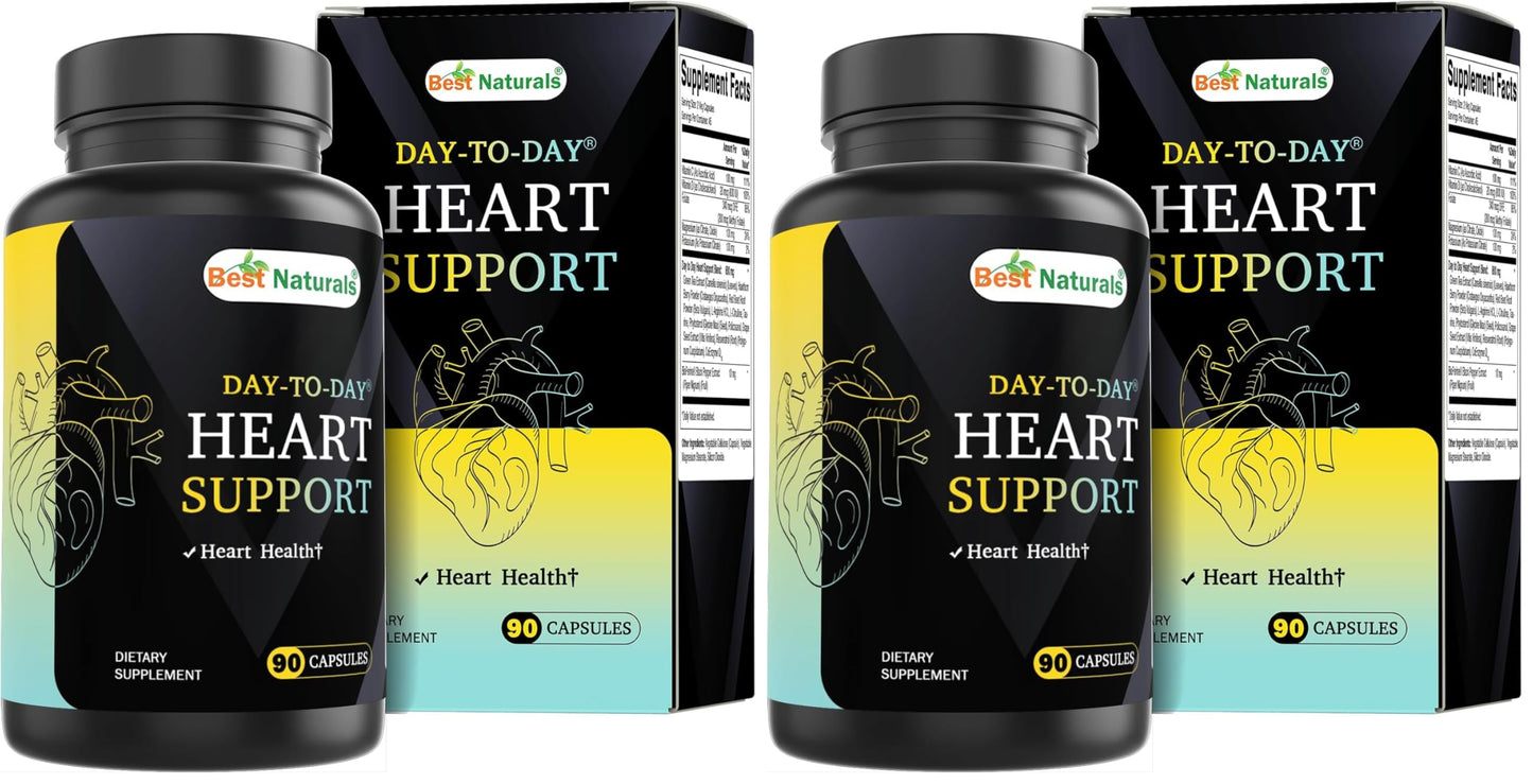 Best Naturals Day-to-Day Heart Health Support Capsules, 180 Capsules