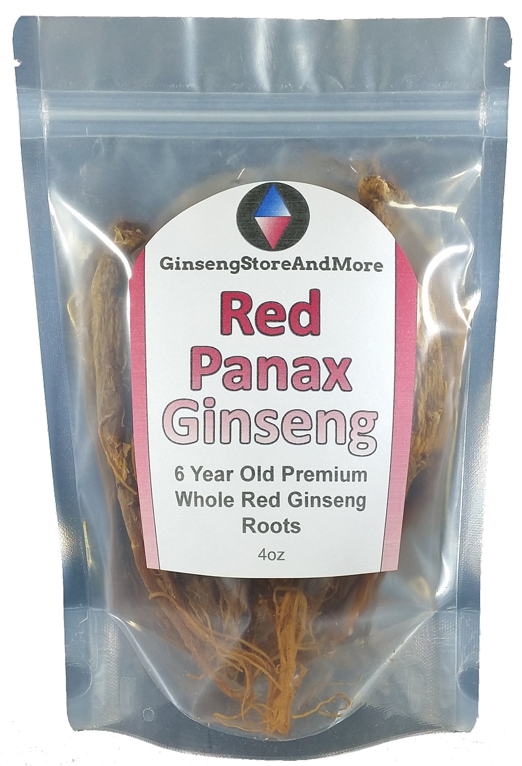 GinsengStoreAndMore Red Panax Ginseng 6 Year Old Whole Roots Korean Red Ginseng Premium Grade High Ginsenosides Chewables 4