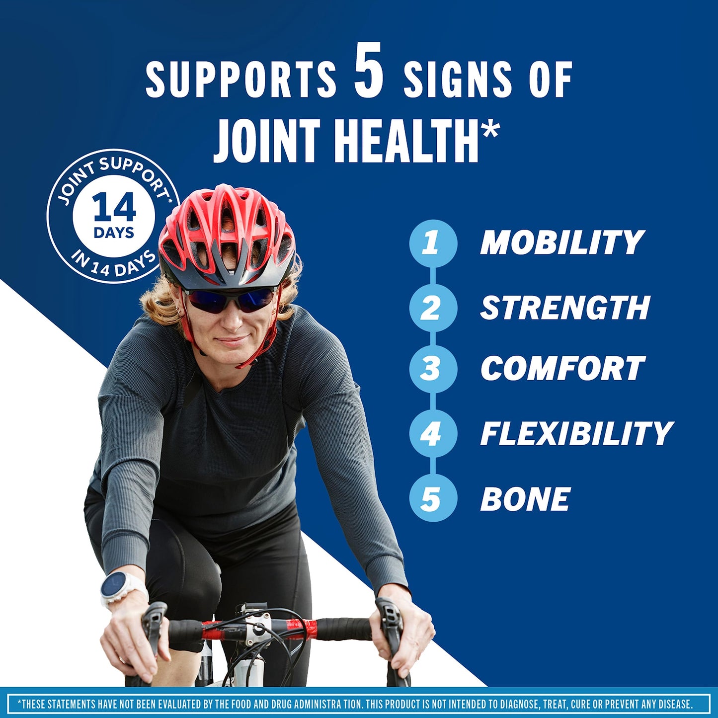 Move Free Advanced Glucosamine Chondroitin MSM + Vitamin D3 Joint Support Tablets, 120 Tablets